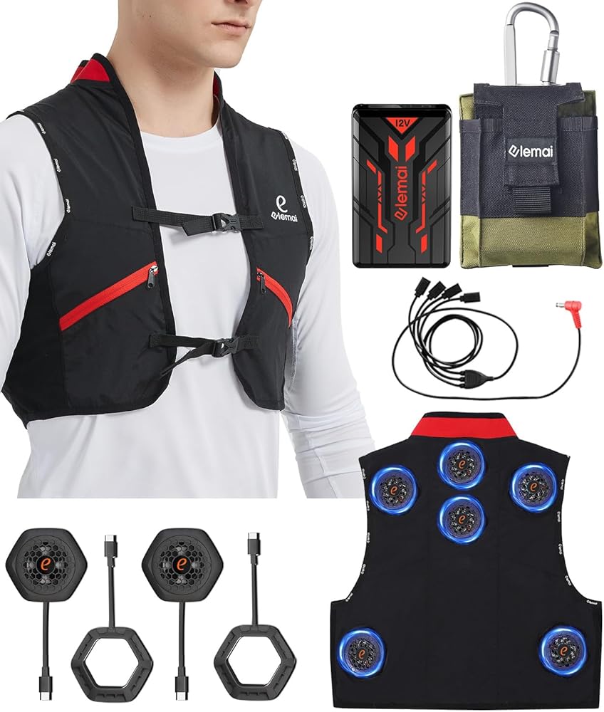 ⭐️ペルチェベスト 2025夏新登場＆ペルチェ素子冷却技術 Amazon.co.jp: [elemai] ペルチェベスト【2025夏新登場