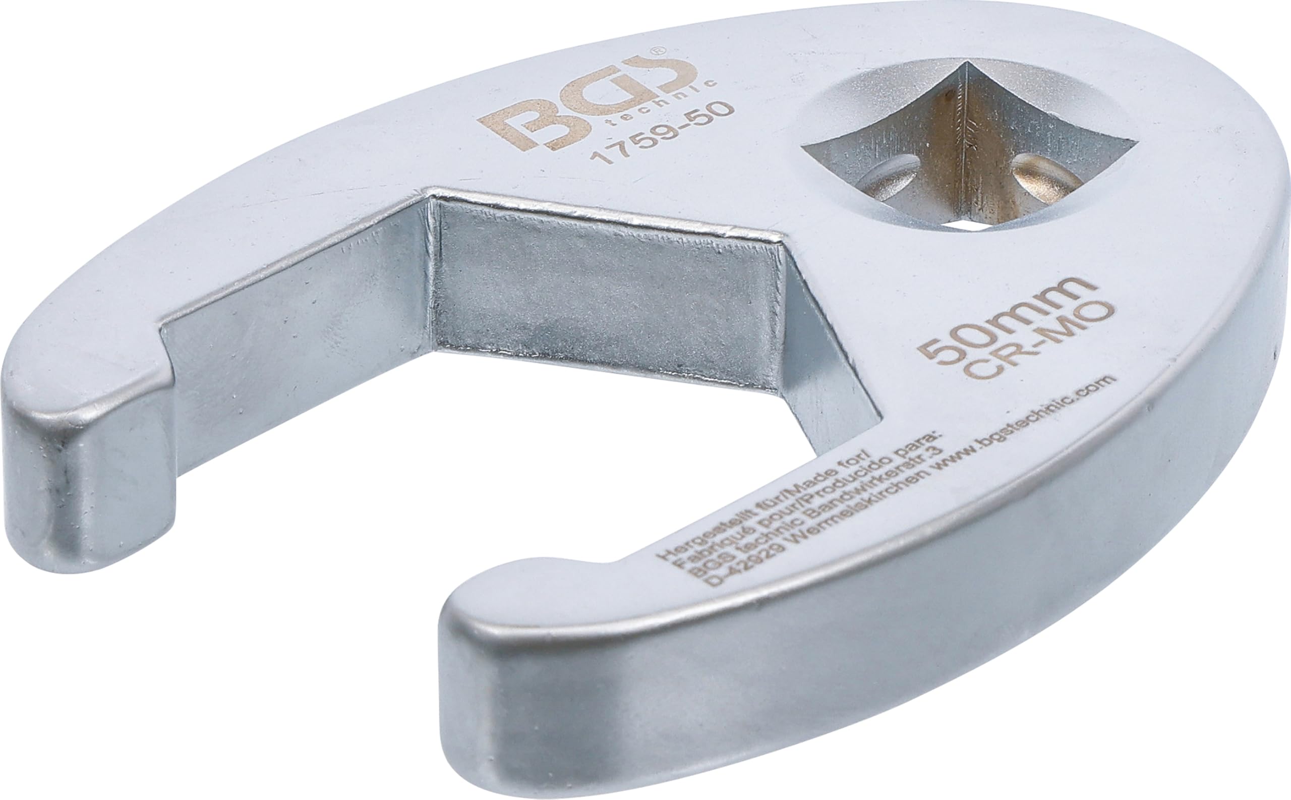 BGS 1759-50 | Llave boca hexagonal abierta (crowfoot) | entrada 20 mm (3/4") | 50 mm