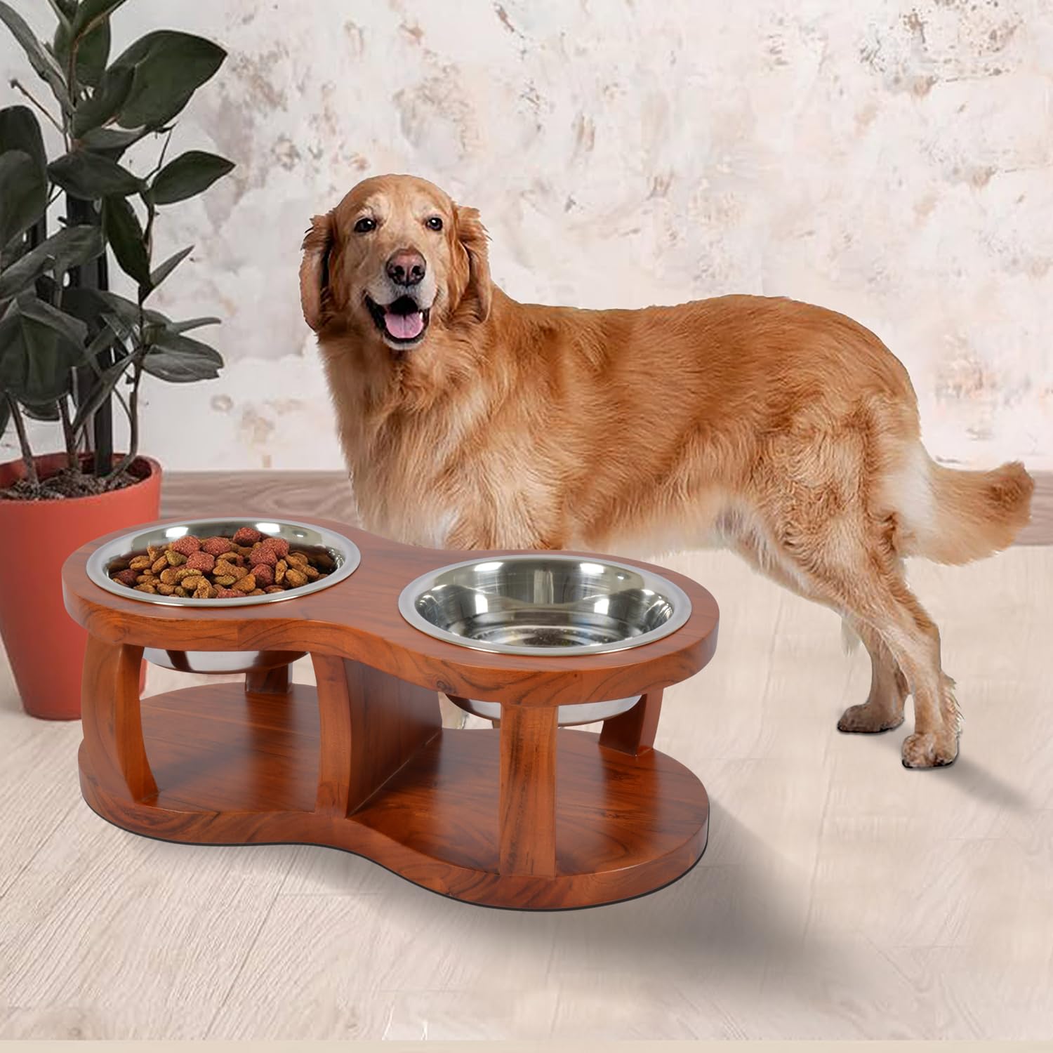 See full amazon price history chart for Pure Souls Skye Pet Feeder, Natural Acacia Wood Feeders Stand, Elevated Dog Bowls 750 ml, Food Water Diner, Durable Double Bowl Feeding Stands for Dogs - Medium (43 x 21 x 12 cm) Pure Souls Skye Pet Feeder, Natural Acacia Wood Feeders Stand, Elevated Dog Bowls 750 ml, Food Water Diner, Durable Double Bowl Feeding Stands for Dogs - Medium (43 x 21 x 12 cm) (B0D3HS25D8) Amazon Price History, Amazon Price Tracker