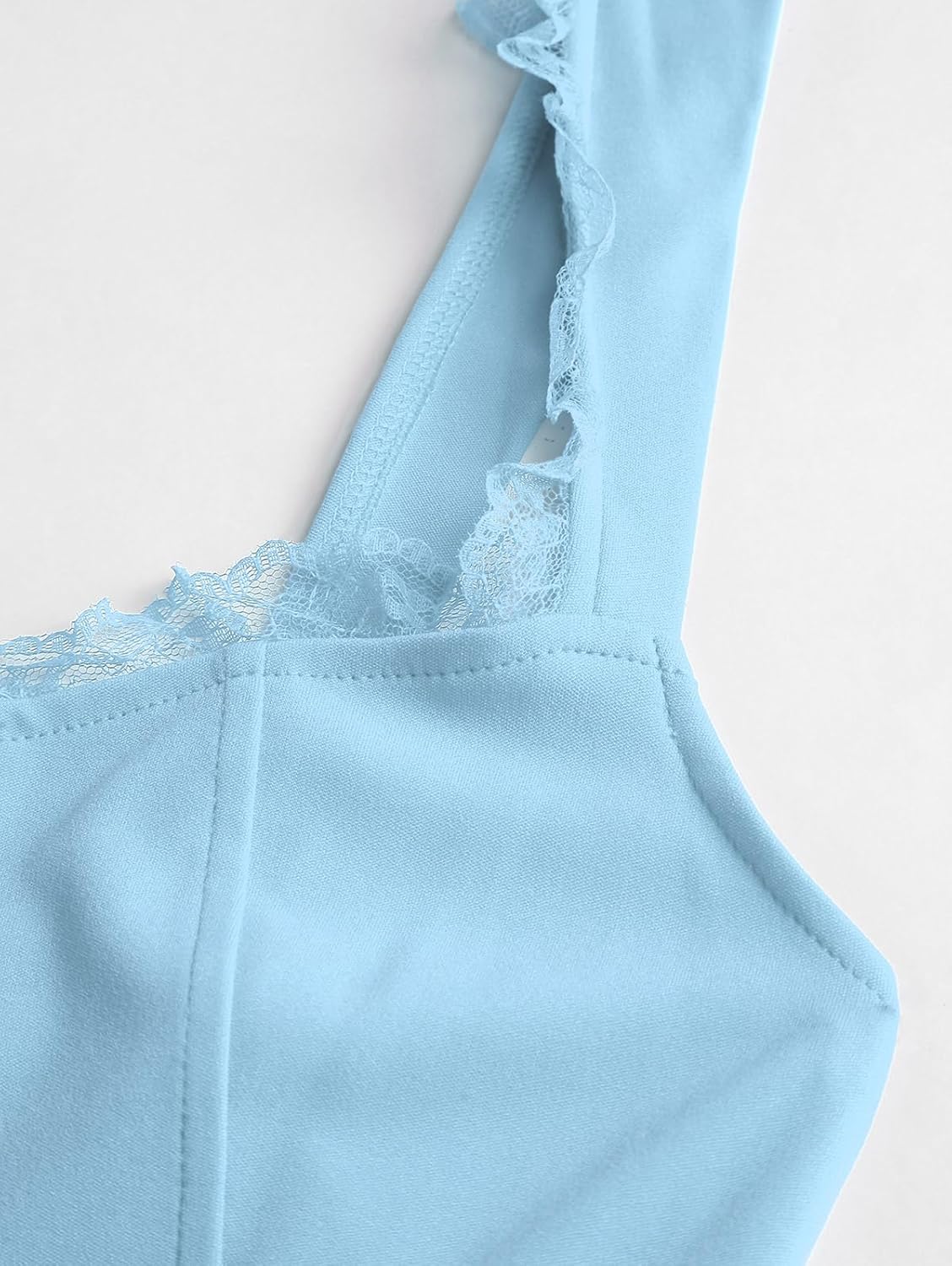 Womens Strapsless Bubble Mini Dress Back Lace Up Cute Bow Tie Cocktail Pary Homecoming Prom Dresses - Image 7