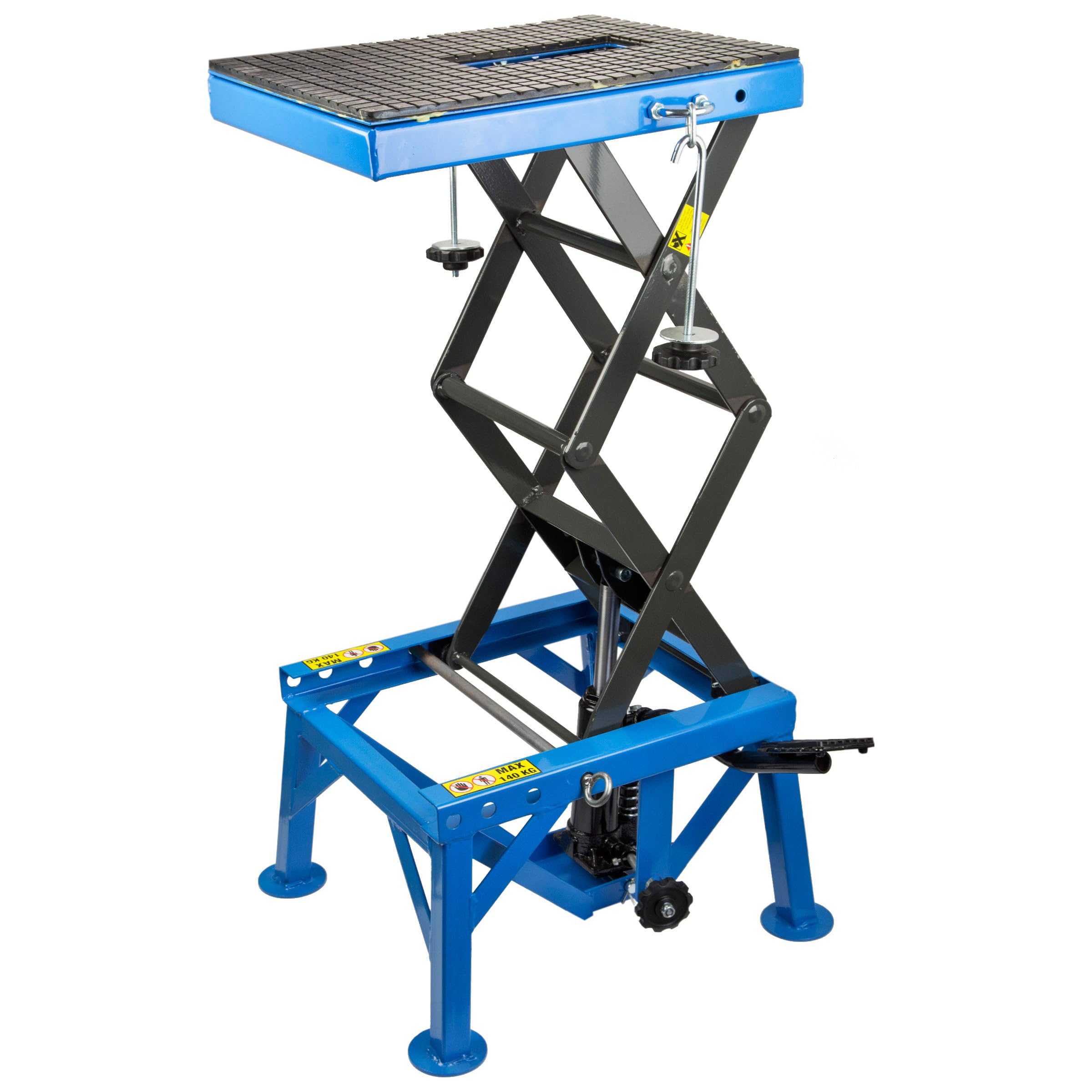 Stix Elevador para Motocicleta - Capacidad de Carga 140 kg - Plataforma elevadora para Motocicleta - Ajuste de Altura 350-870 mm - Soporte de Montaje