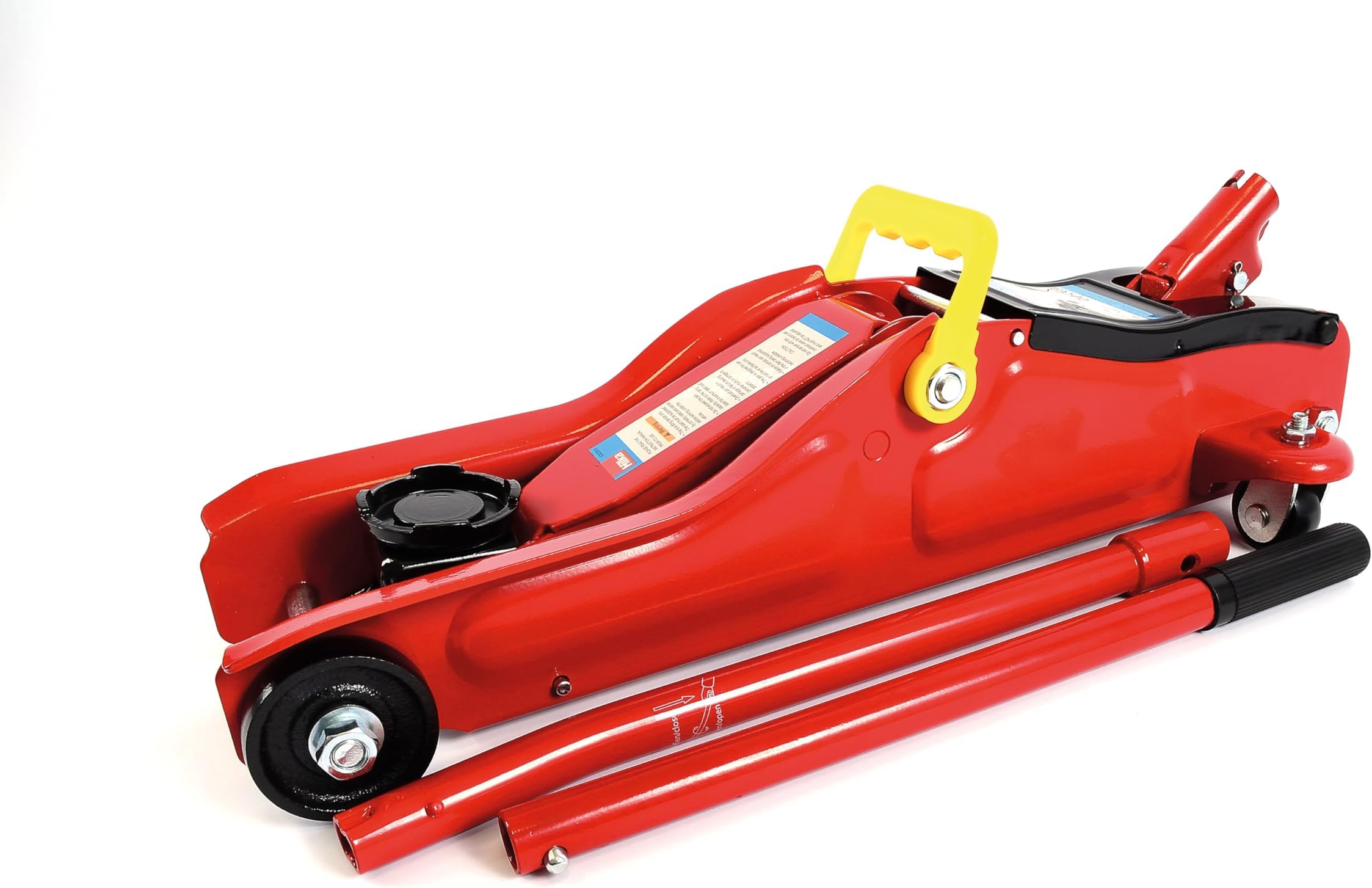 Trolley Jack 2 Tonne Low Profile Short Chassis - Blue : Amazon.co.uk ...