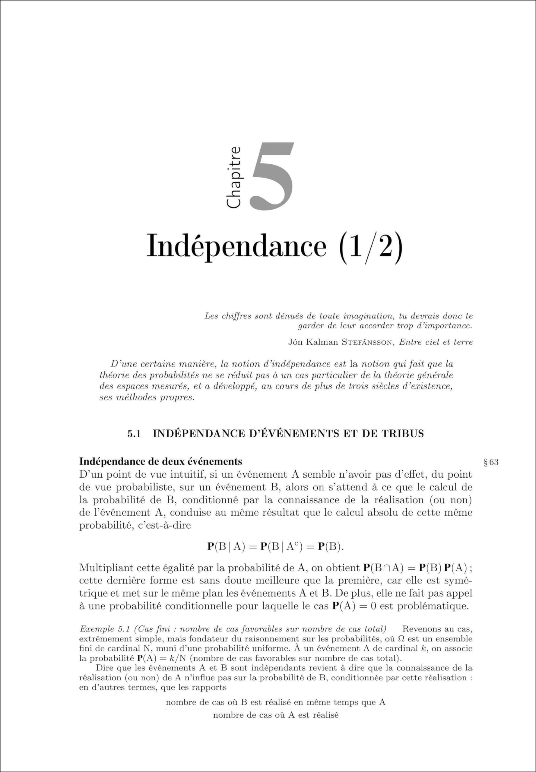 Probabilités pour les non-probabilistes