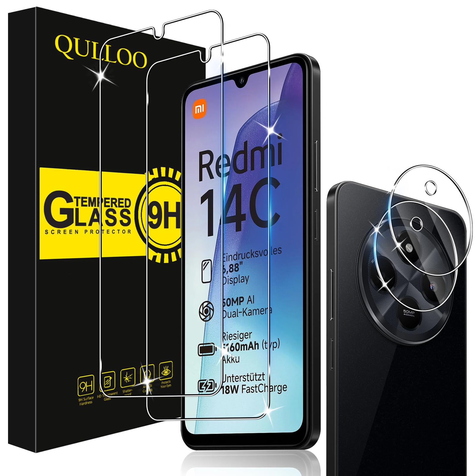 PELLICOLA VETRO TEMPERATO XIAOMI REDMI 9 M2004J19 G AG PROTEZIONE DISPLAY LCD - Foto 9