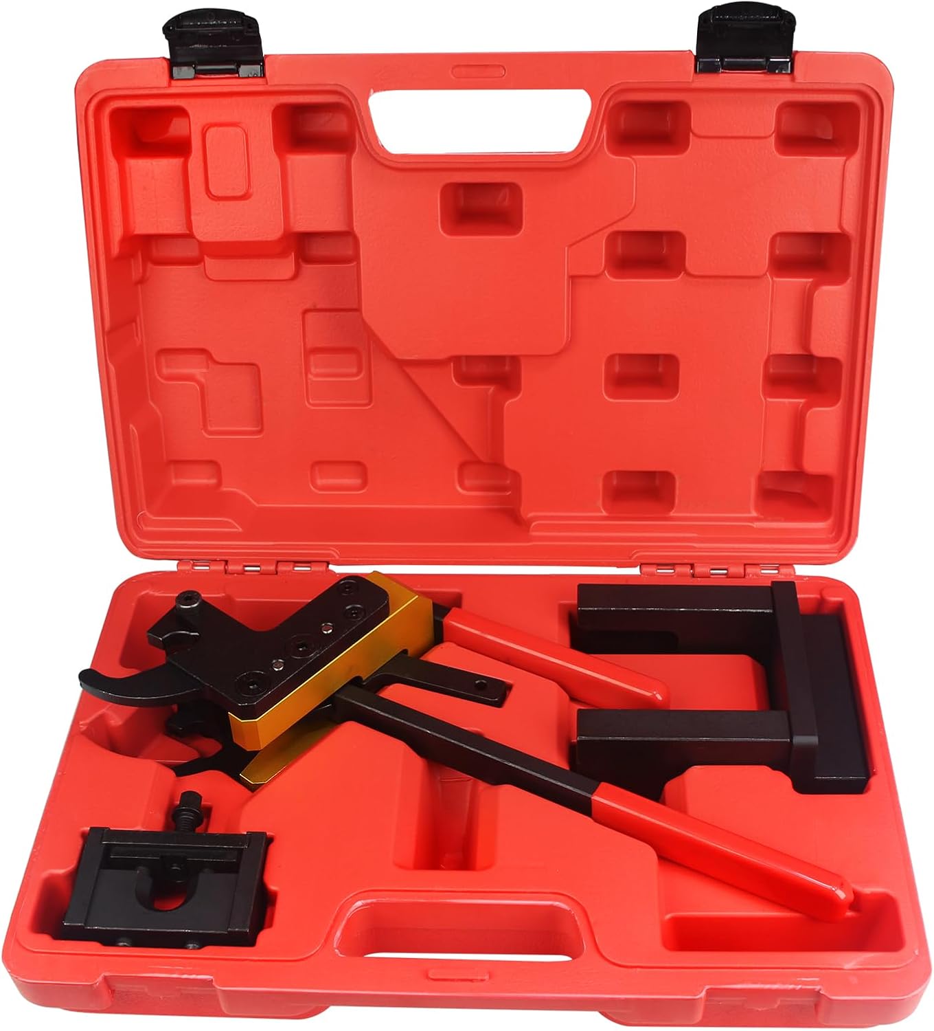 Valve Pressure Spring Installer Remover Tool Kit, Valve Spring Removal Pliers Compatible with BMW B38 B48 B58 Engines, Valve Slider Fixing Tool Set with Carrying Case