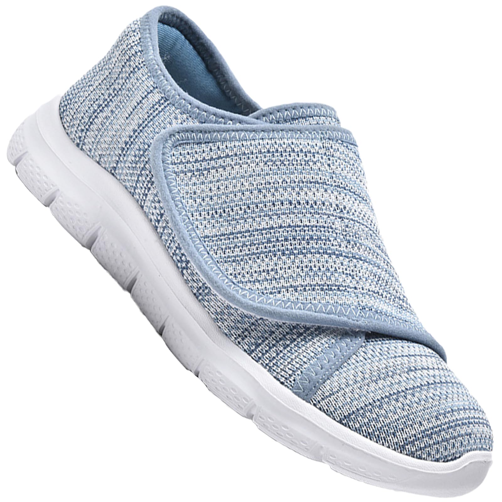 AEHO Gesundheitsschuhe Damen Orthopädische Schuhe Damen Schuhe Für Geschwollene Füße Atmungsaktiv Leicht Laufschuhe Orthopädische,Blau,40/250mm