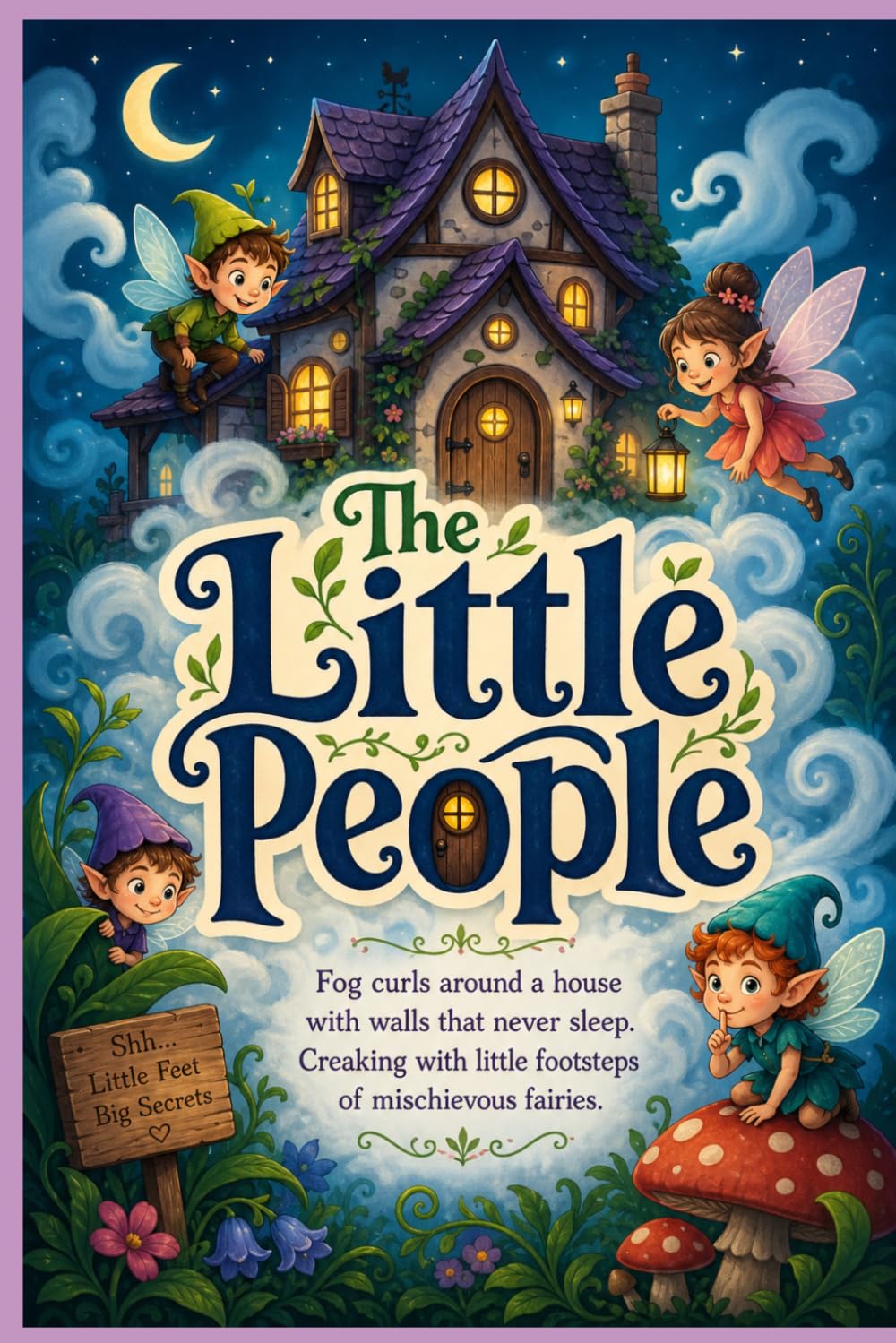 The Little People: Fog curls around a house with walls that never sleep. Creaking with little footsteps of mischievous fairies.