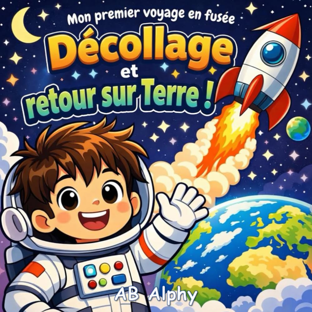 Mon premier voyage en fusée : Décollage et retour sur Terre !: Une aventure spatiale amusante pour les petits astronautes