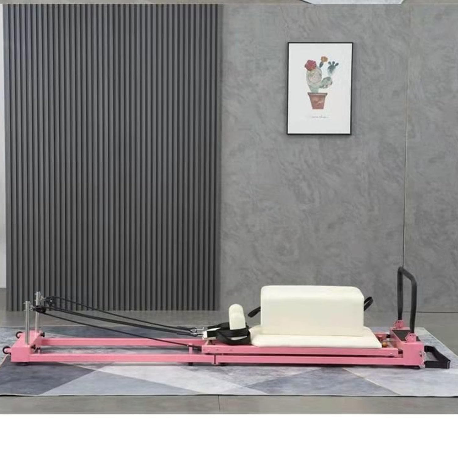 DJXIK Pilates Equipment Core Bed Foldable Home Sliding Postpartum Recovery Training Bed Yoga Private Teaching, Carbon Steel Aerobic Shaping Fitness Equipment, Yoga Gym Training Bed,C