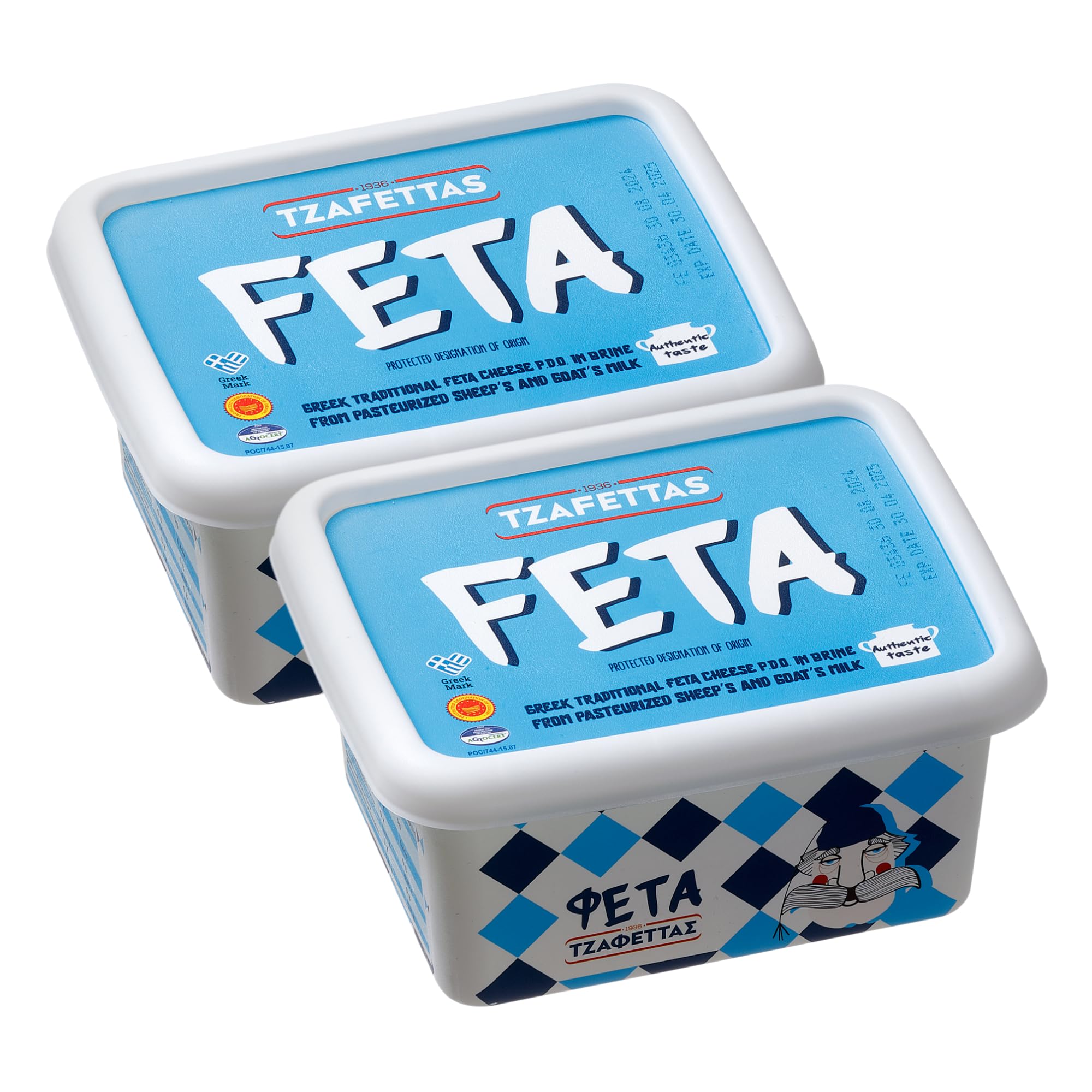 Feta Käse in Lake P.D.O. 2x 400g Tzafettas | Das Original aus Greichenland