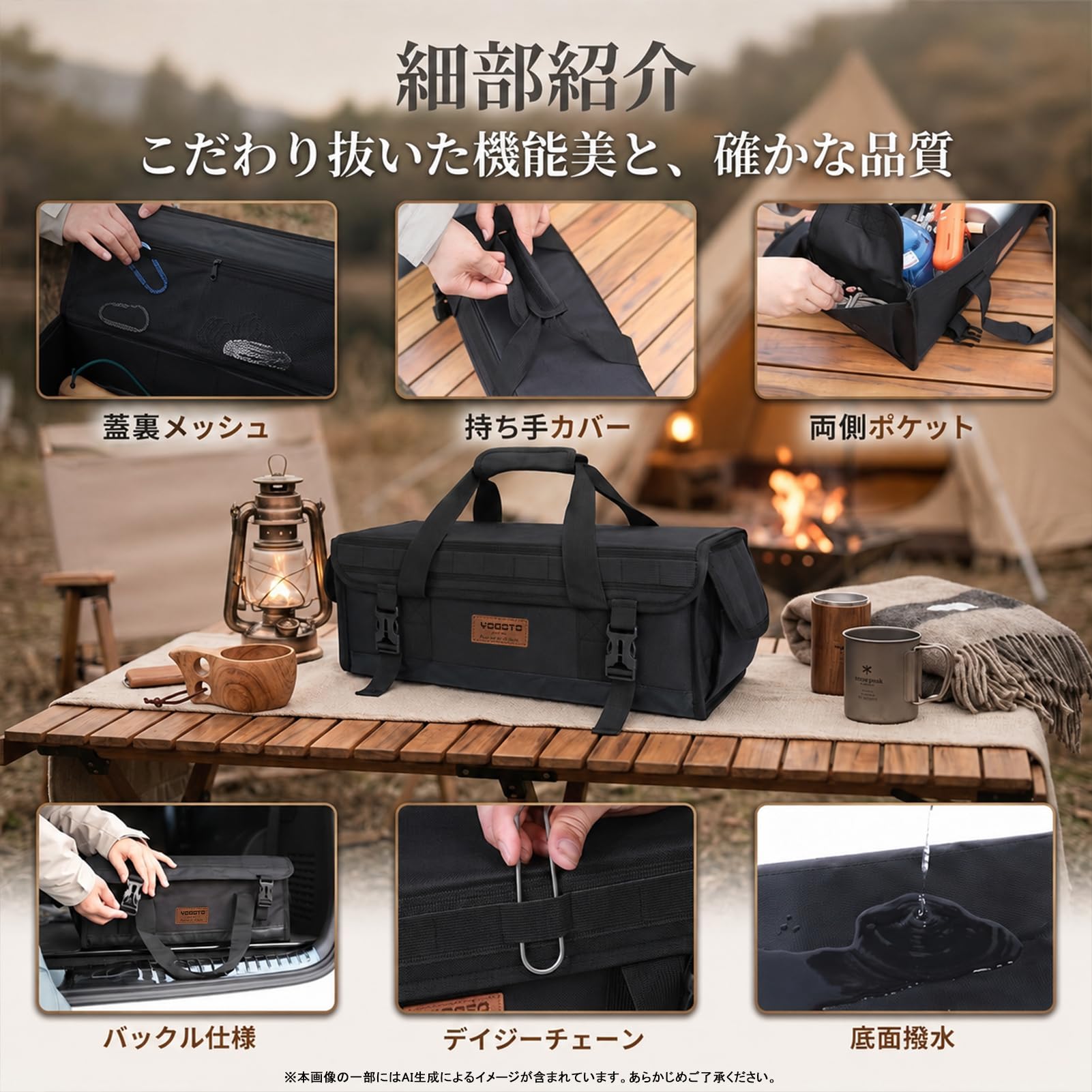 Amazon.co.jp: YOGOTO ペグ収納マルチコンテナボックス 収納ケース 大