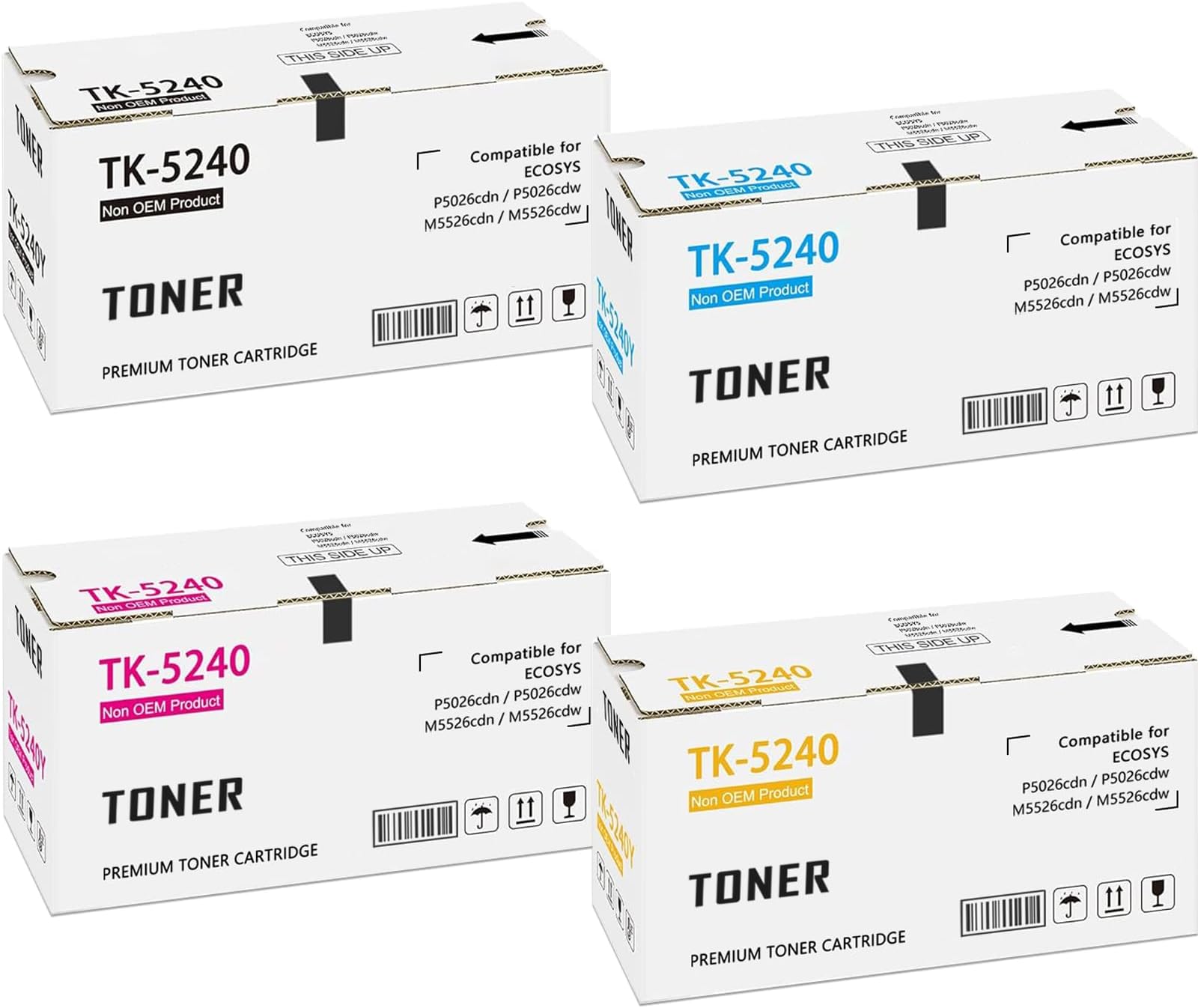 5X ORIGINAL KYOCERA Toner TK-5240 Multipack: Amazon.de: Computer & Zubehör