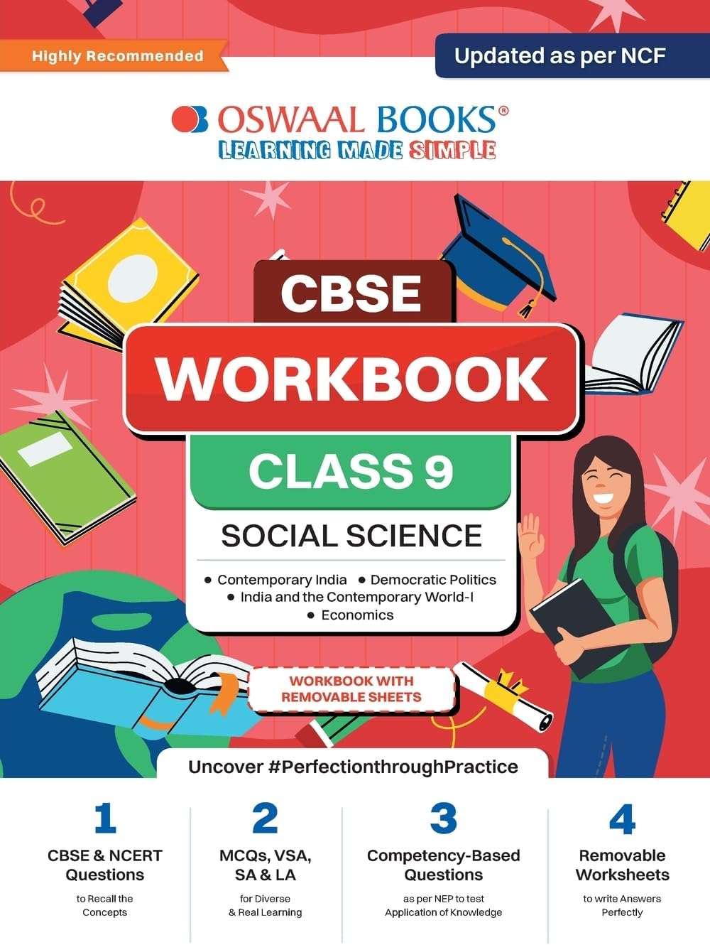 Oswaal CBSE Workbook | Social Science | Class 9 | Updated as per NCF | For better results | For 2024 Exam