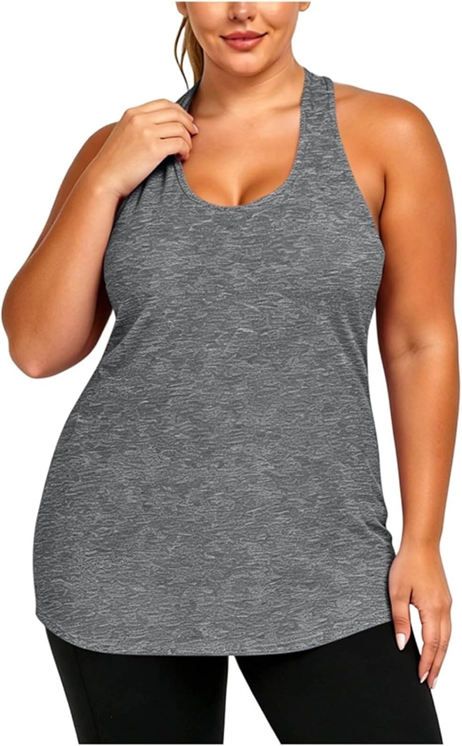 Womens Workout Tank Tops Lightweight Sleeveless Shirts for Women Plus Size Tops for Athletic Running Tennis Yoga