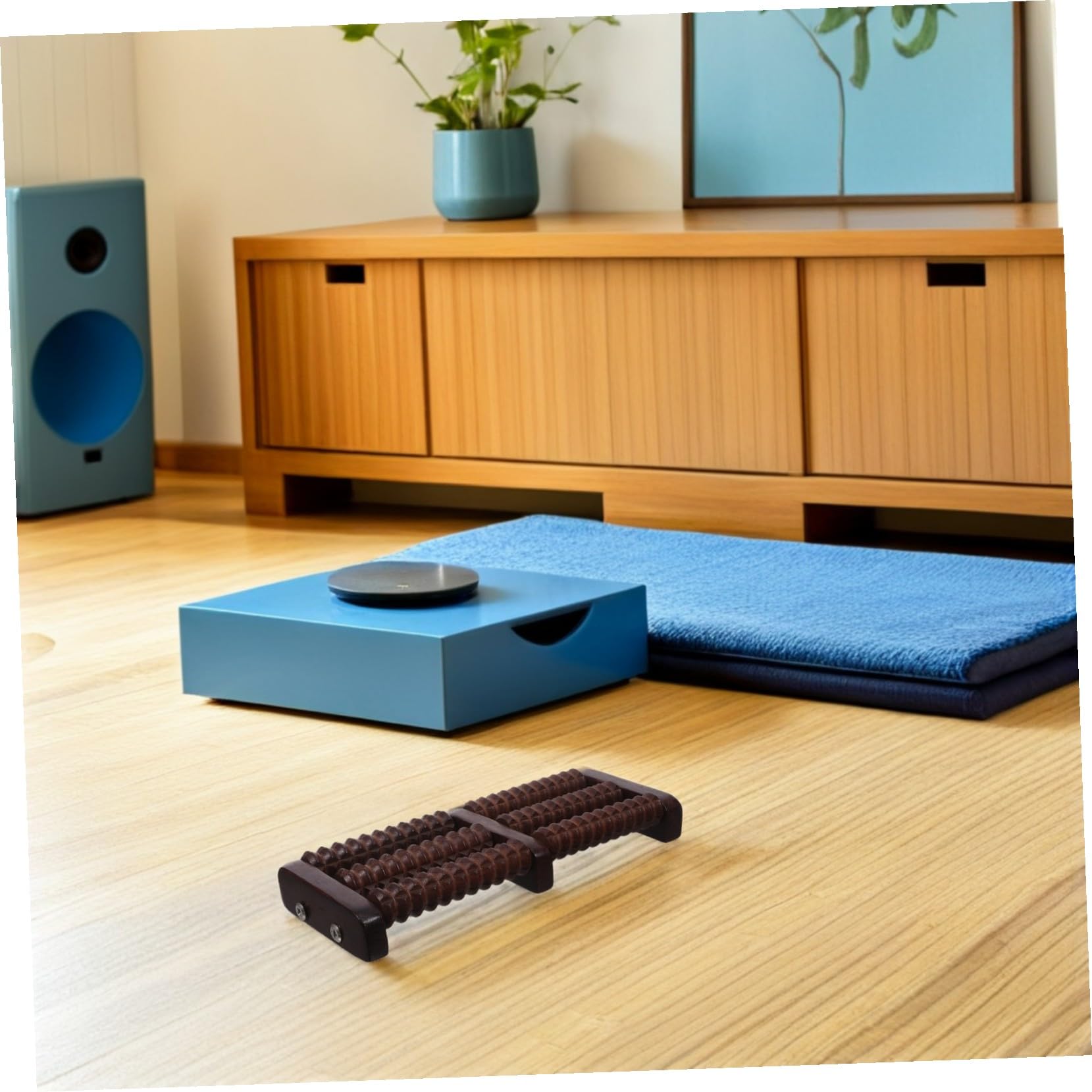 FRCOLOR Masajeador De Pies De Madera Peine Rodillo Muscular Rodillo De Masaje De Maderoterapia Masajeador De Pantorrillas