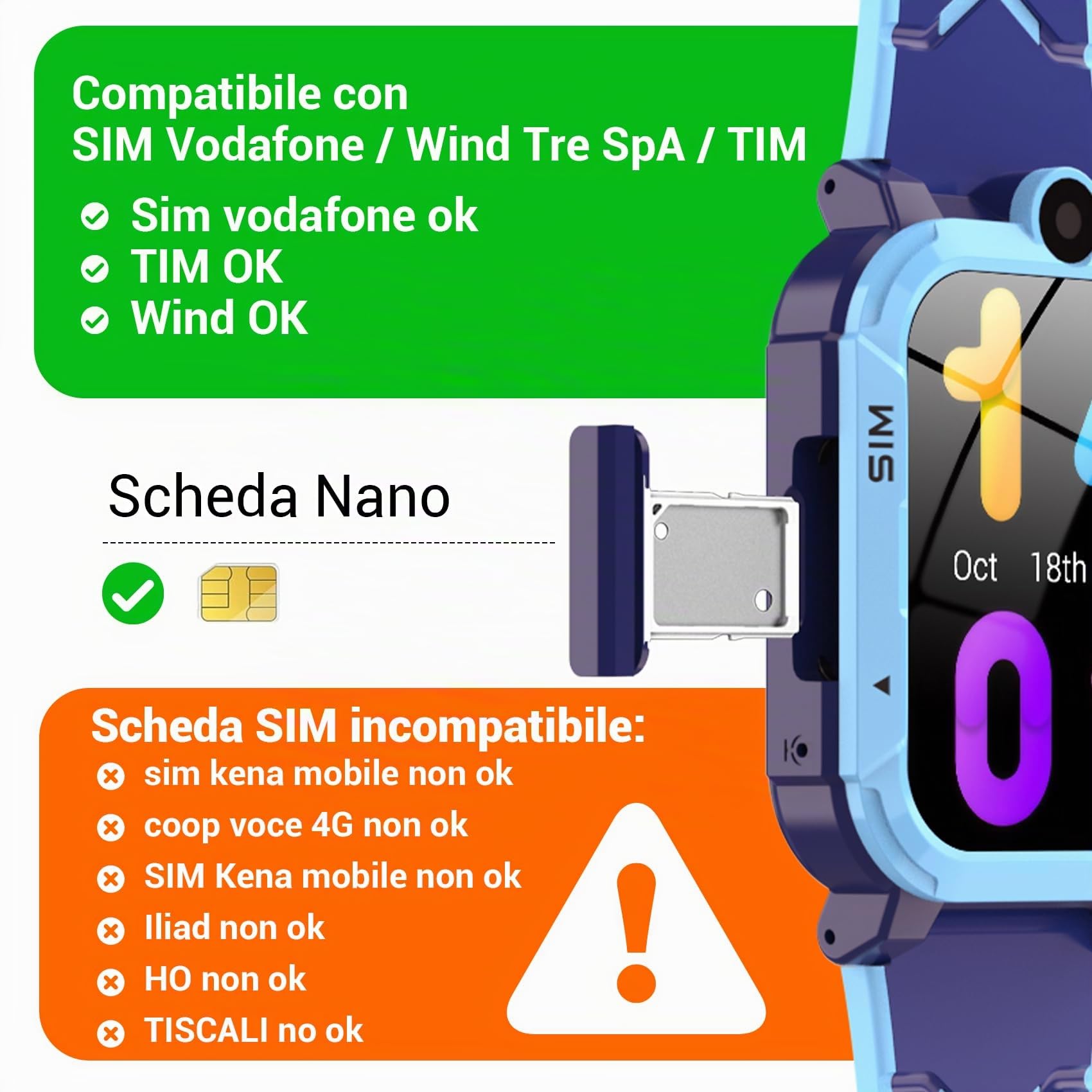 Blackview Smartwatch per Bambini Smartwatch GPS+LBS+Wi-Fi Tracciatrice, SOS, 4G Chiamate, Chat vocale, Videochiamata, SMS, Gioco, Fotocamera, Calcolatrice, Contapassi, Sveglia per Regalo Bambini