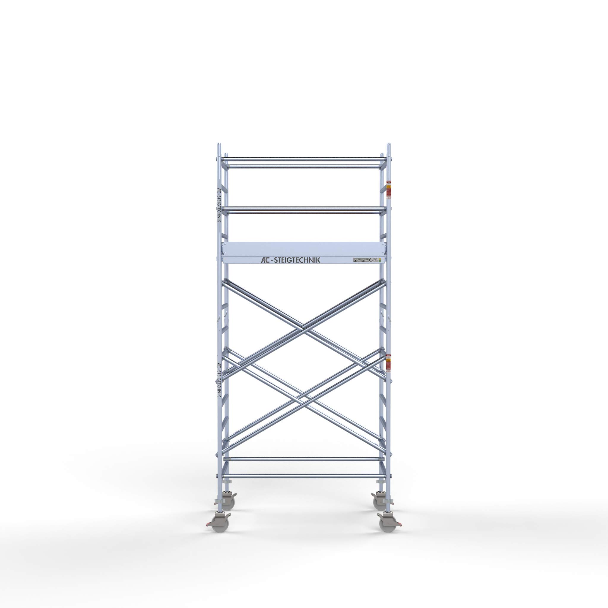 PRO-L 200 Alu-Rollgerüst 5m Arbeitshöhe, freistehender Aufbau (5,30 m Arbeitshöhe)