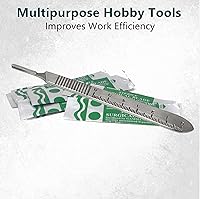 Vista 7 de 1 CUCHILLO DE ESCALPEL DE ACERO INOXIDABLE #3 CON 20 ESTRELLAS QUIRÚRGICAS ESTRELLAS #10 & #11 (MARCA HTI)