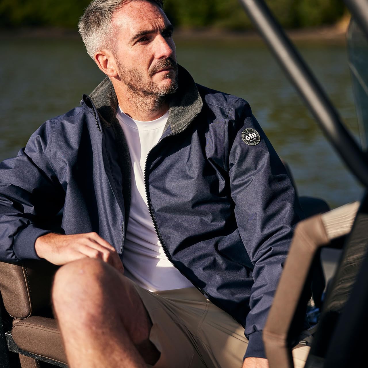 Gill Mens Crew Jacket - Waterproof, Thermal, Breathable