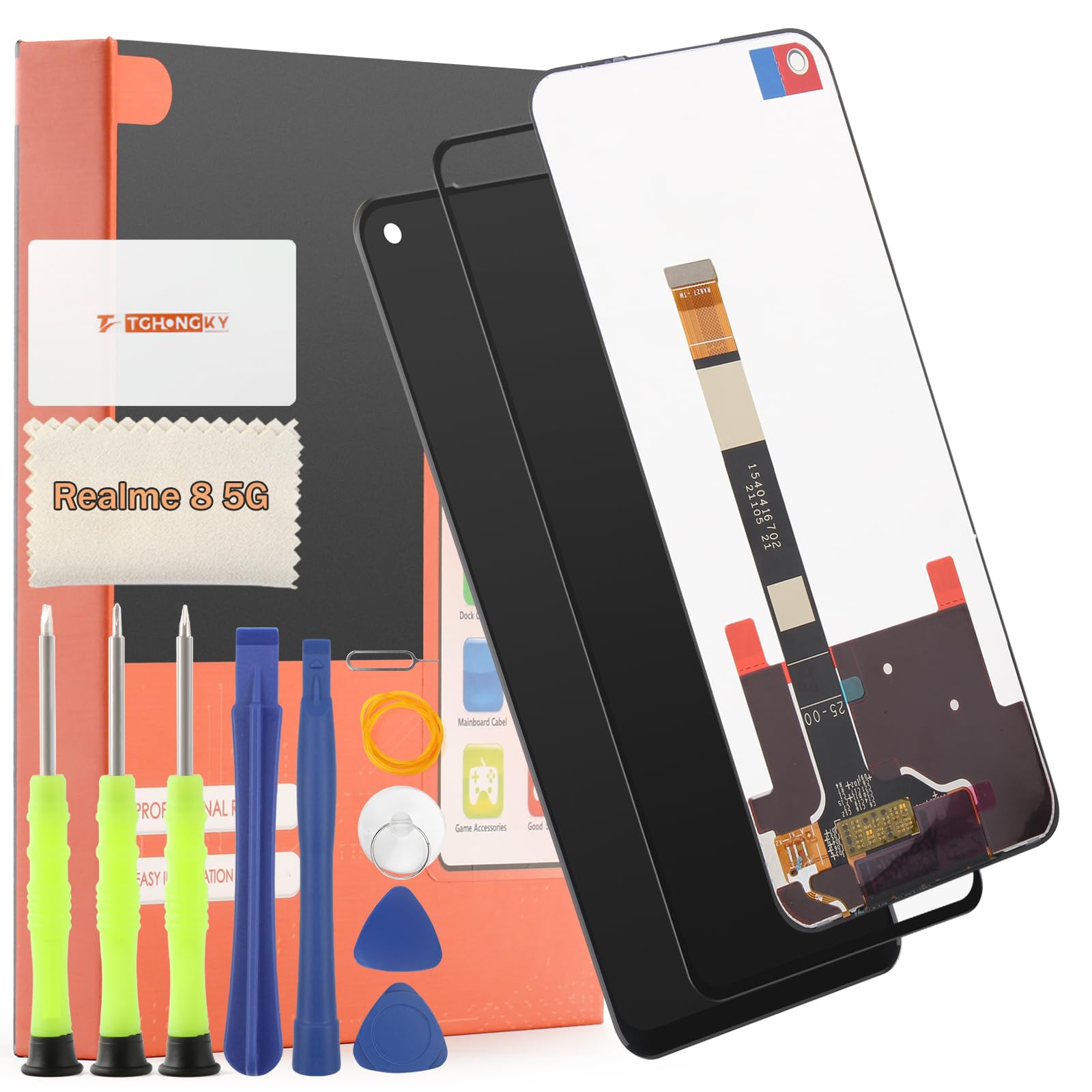 Écran LCD Realme 8 5G ATWIST - Remplacement Complet - 6.5 Pouces - Modèle RMX3241
