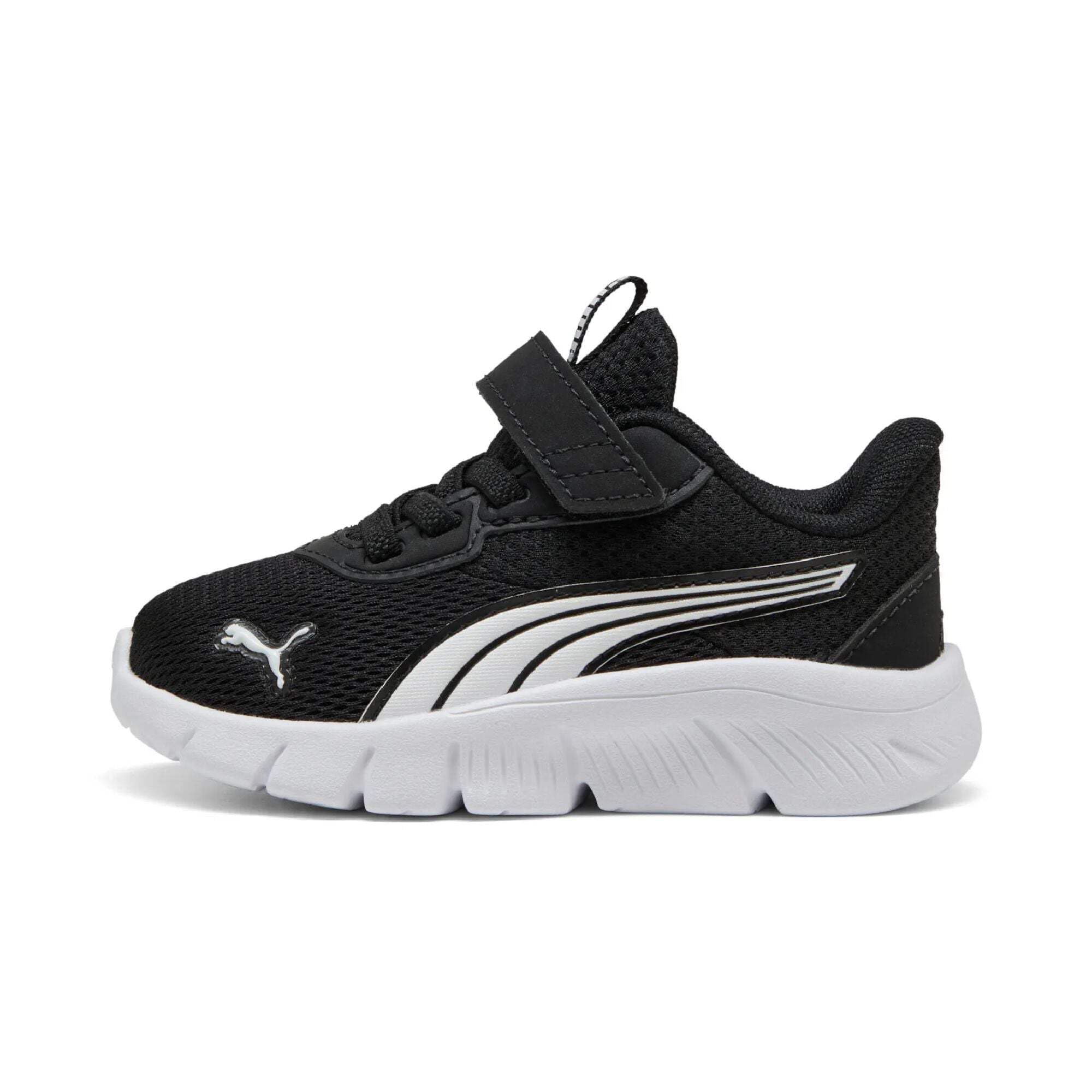 Puma Flexfocus Modern AC+ Inf, Sneaker Unisex - Bimbi 0-24, Black White, 26 EU