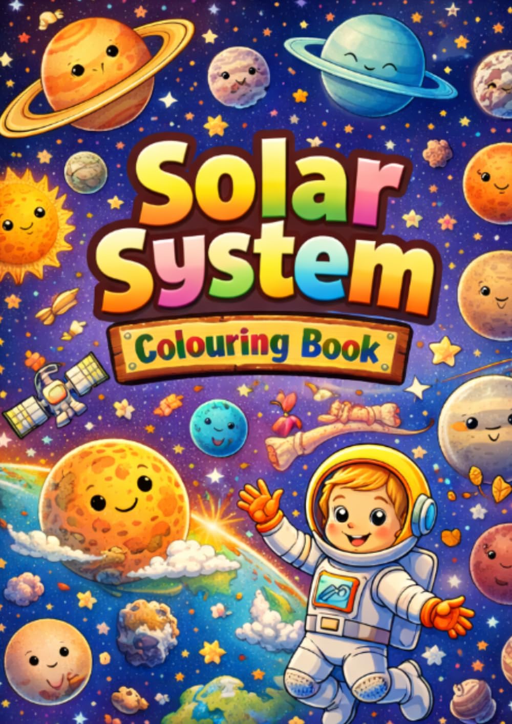 Solar System Colouring Book