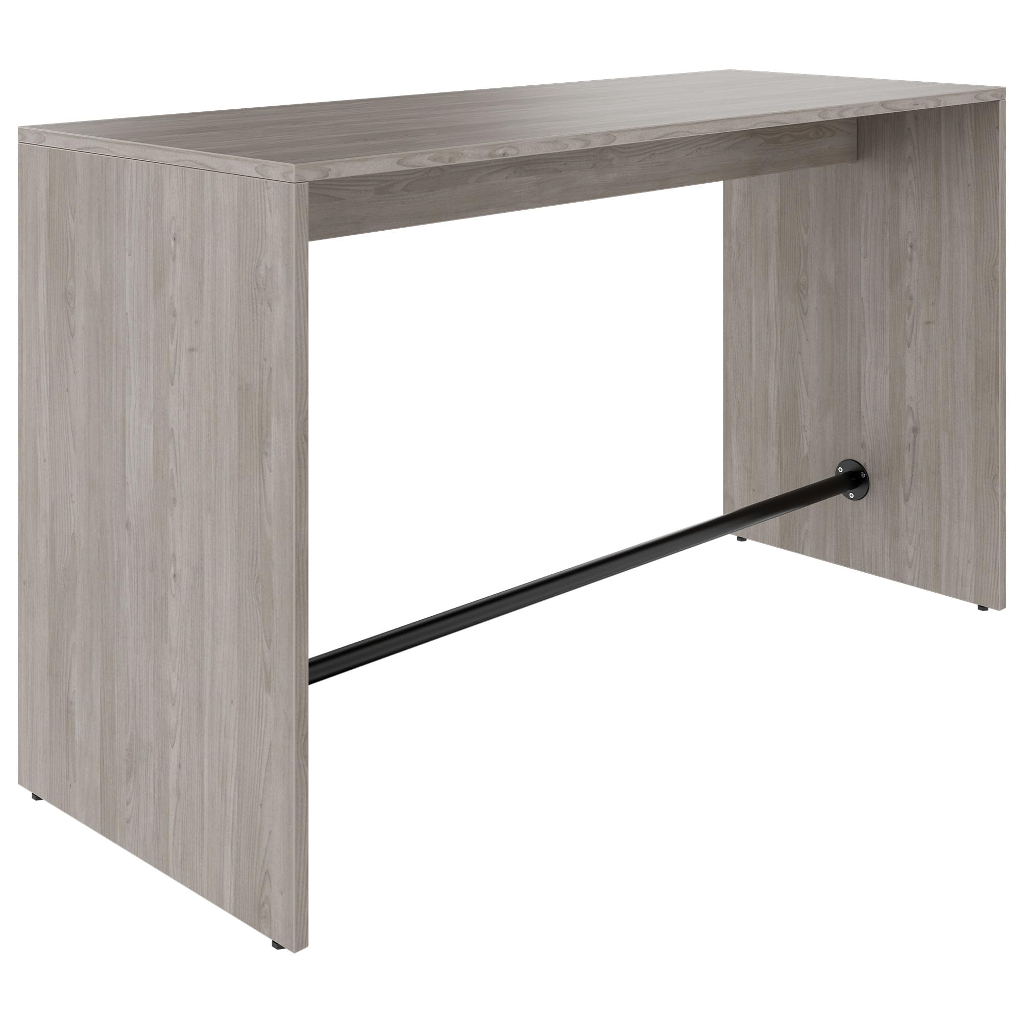 Stół wysoki | Light | melamina, dąb północny | 160-180 cm | wytrzymały | odporny na zarysowania | przyjemna wysokość | do biura, na spotkanie i w czasie wolnym