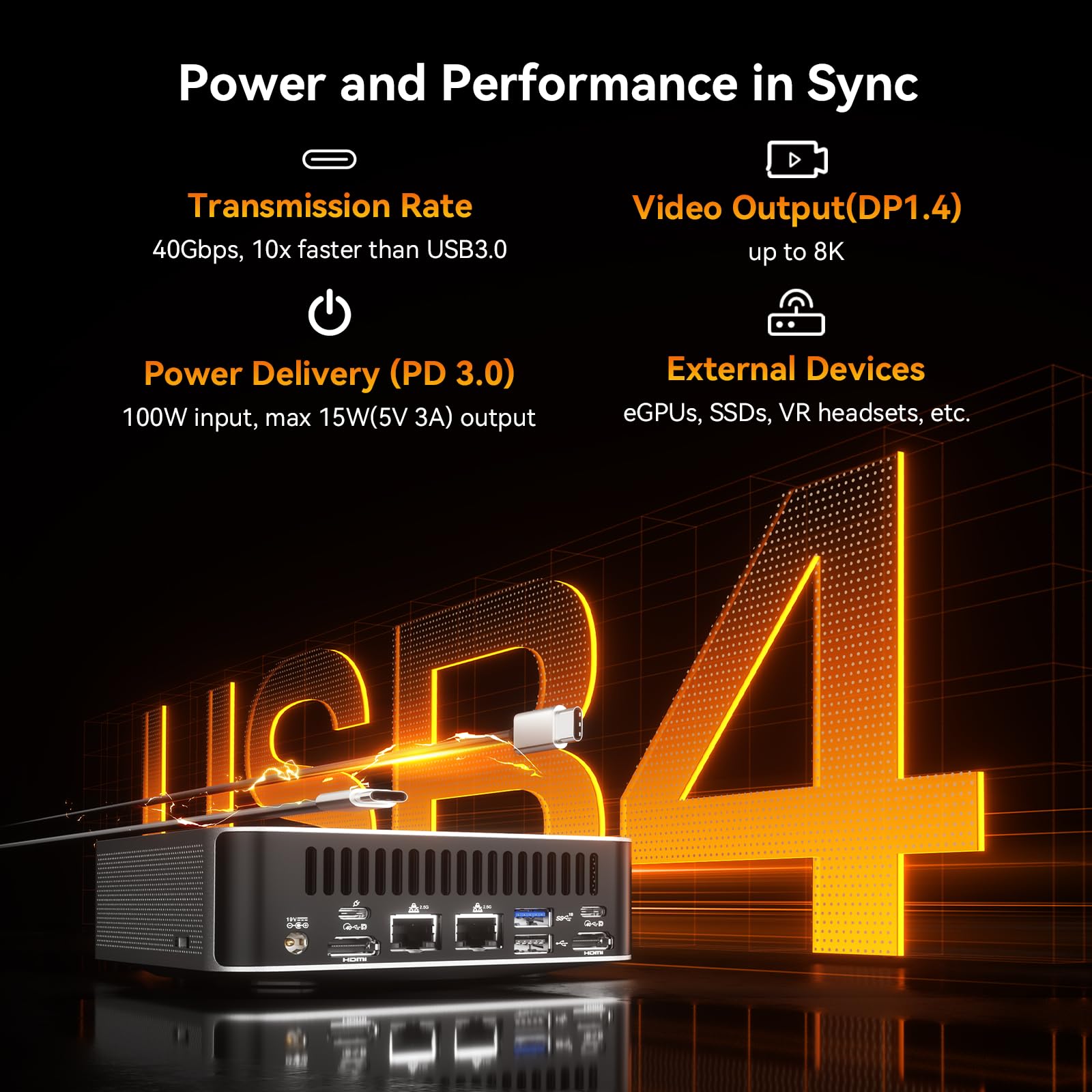 GEEKOM Barebones Mini PC de oficina y edición de video, A8 Max con AMD Ryzen 7 8745HS (Beats H 255/7735hs) sin RAM/SSD/OS (sin memoria), mini computadora de escritorio LAN dual [cobertura de 3 años
