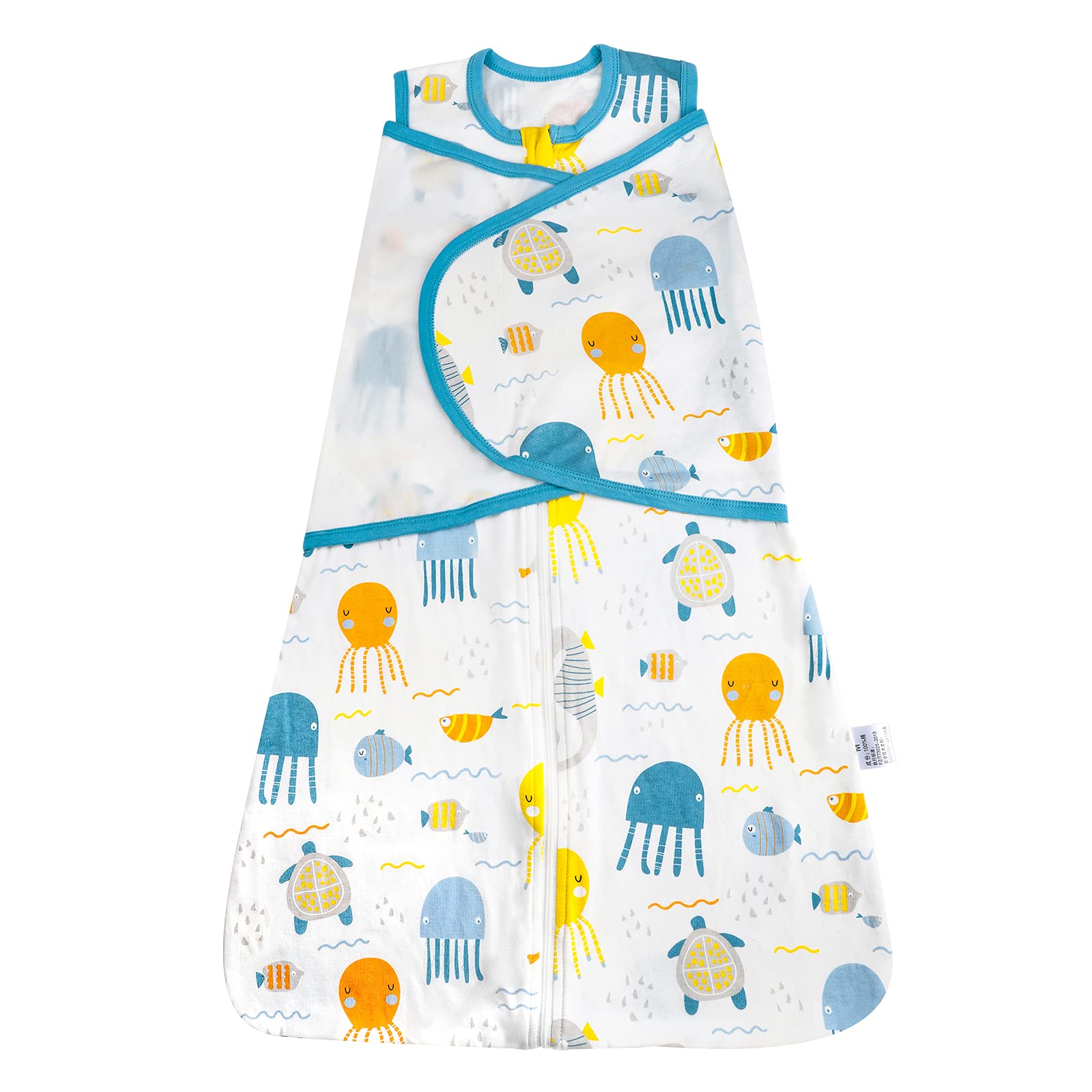 FLYISH DIRECT Baby Swaddle Wrap Newborn Swaddle Blanket Wrap 100% Cotton Swaddles Wrap Baby Swaddle Blanket, S, 3-6 months