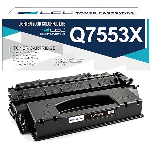 LCL Cartucce di Toner Compatibile 53A 53X Q7553A Q7553X CRG-715H High Yield (1Nero) Sostituzione per HP LaserJet P2014 P2015 M2727 Series Canon LBP-3310 3370 M2727 MFP M2727nf MFP M2727nfs MFP P2015d