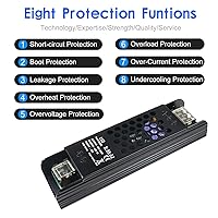 Vista 2 de Fuente de alimentación conmutada regulada universal de 12 V 3 A 36 W, convertidor de 100-250 V CA a 12 V CC, controlador LED, transformador