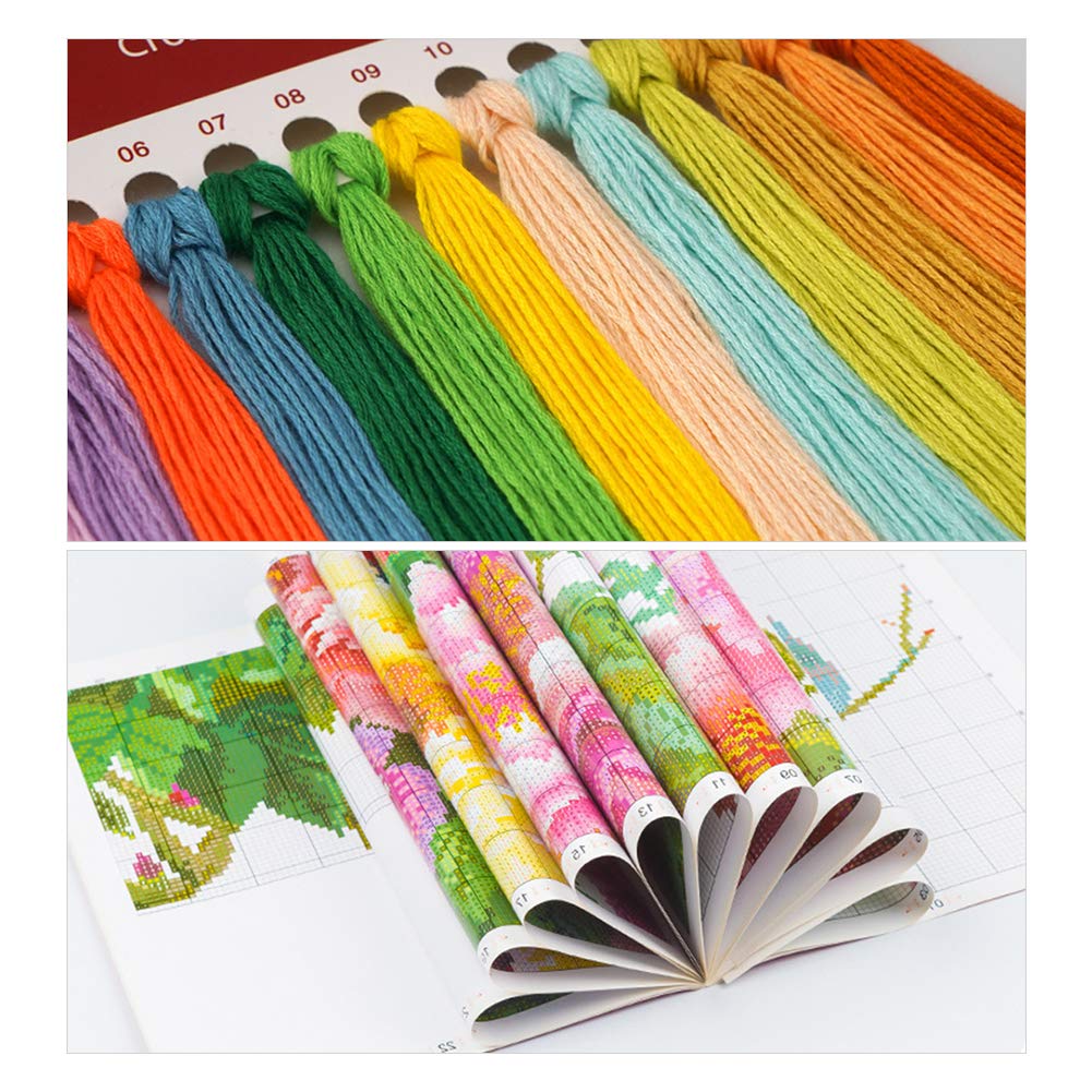 Letistitch Set punto croce Tigre curiosa schema di conteggio, 32x25cm, € 39,69
