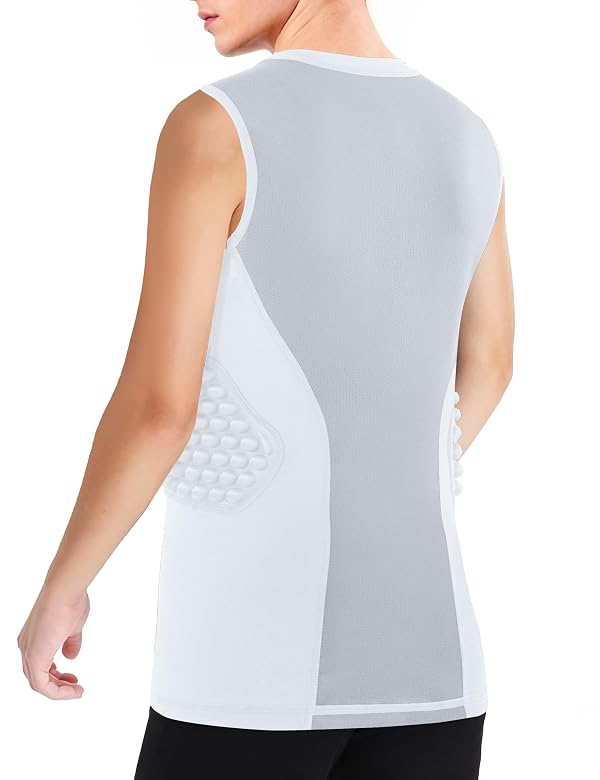 Roadbox Baseball Chest Protector Youth, Padded Compression Shirt Heart Guard Sternum Rib Gear for Football Softball Lacrosse by Roadbox - Image 3