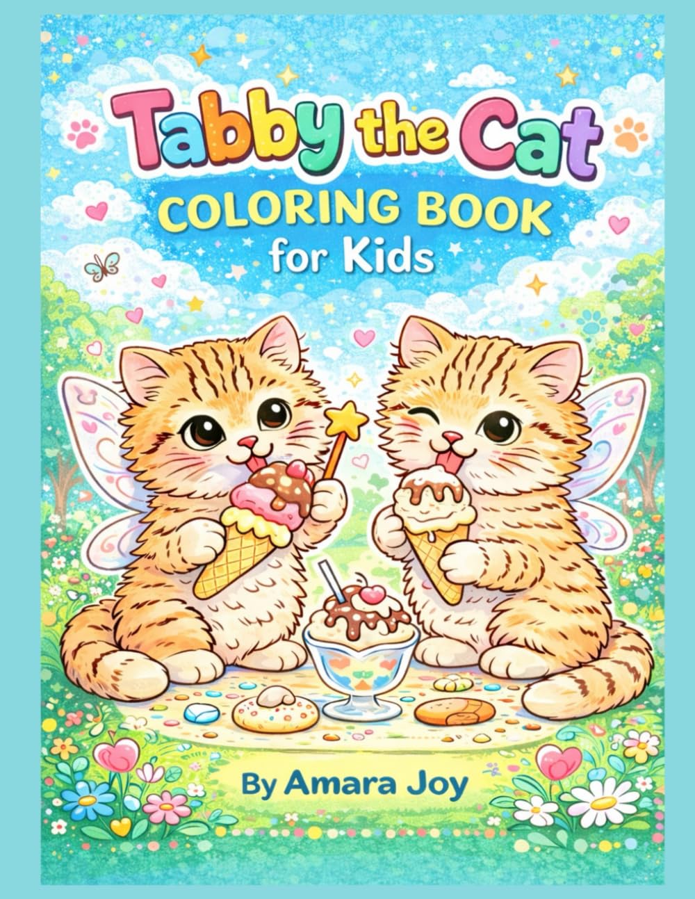 Tabby the cat: A Purr-fectly Cute Coloring Adventure for Little Artists