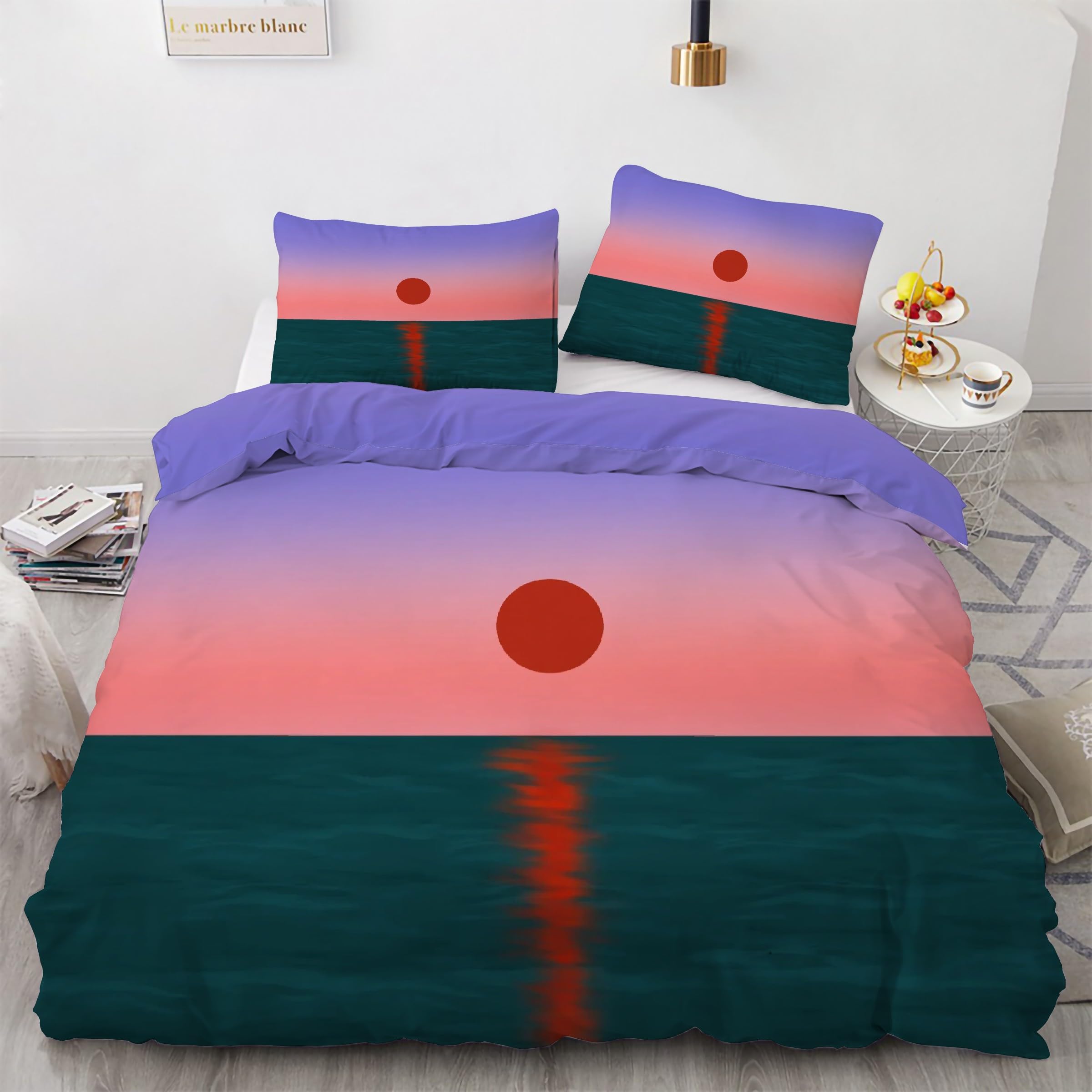 Parure de lit 90x190 avec fermeture éclair pour un change rapide sans effort