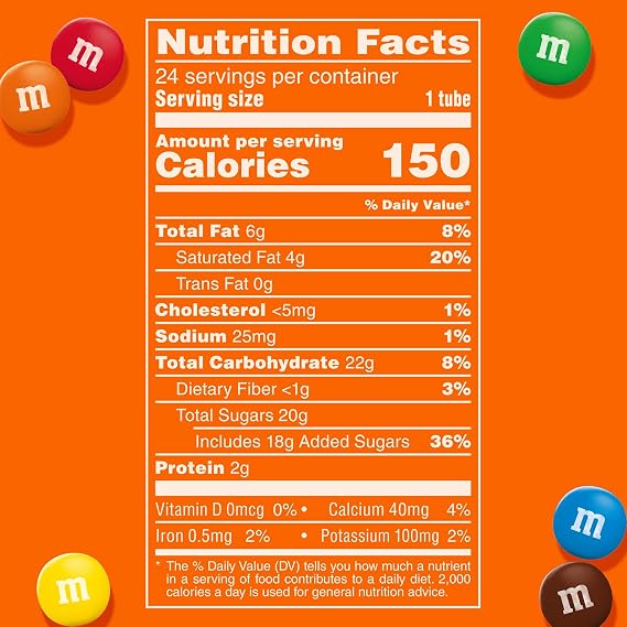 M&M'S Minis Milk Chocolate Candy Tubes, Bulk Box, 17.7-Ounce, 10 Ct