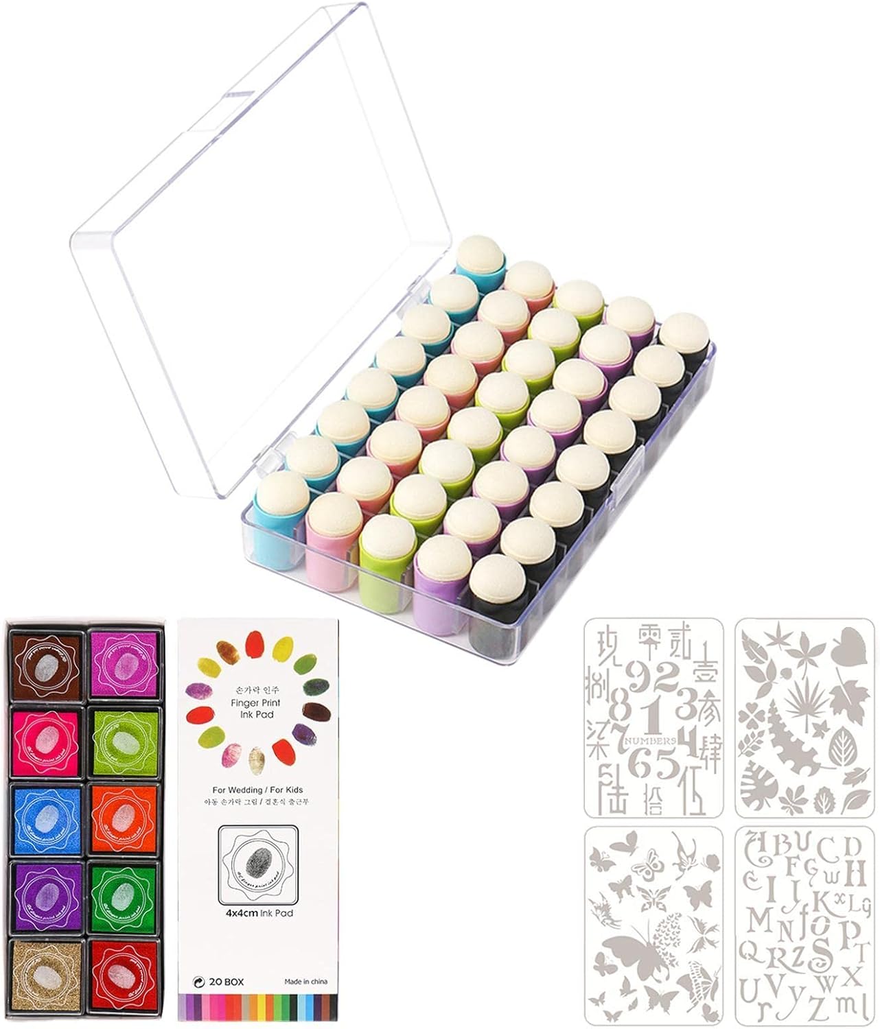 Finger Paint Sponge Funny Finger Paints for Toddlers Watercolor