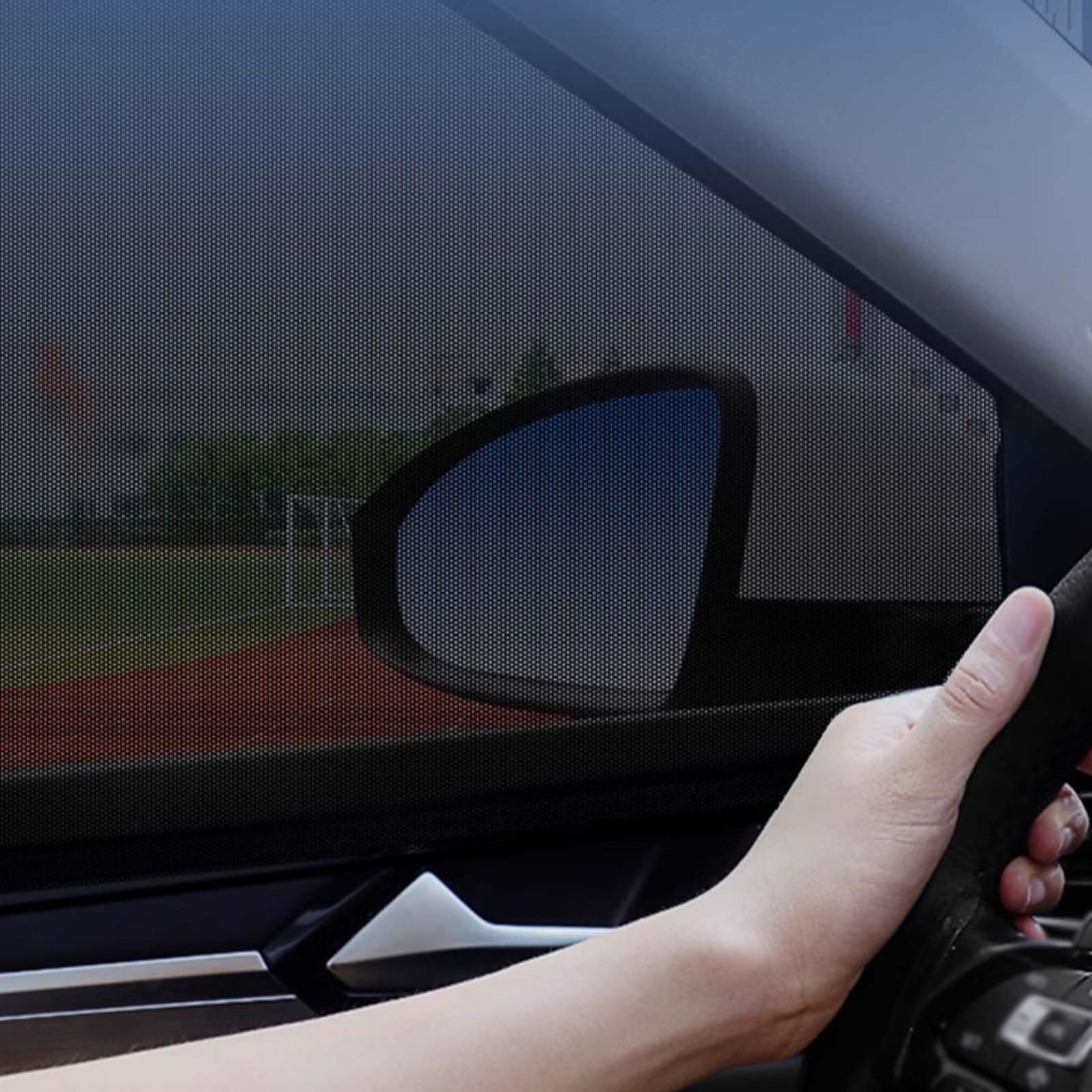 Seitenscheiben Sonnenschutz für Skoda Enyaq iV 80 EV SUV 2021-2025, Seitenfenster Sonnenblende mit UV-Schutz für Auto