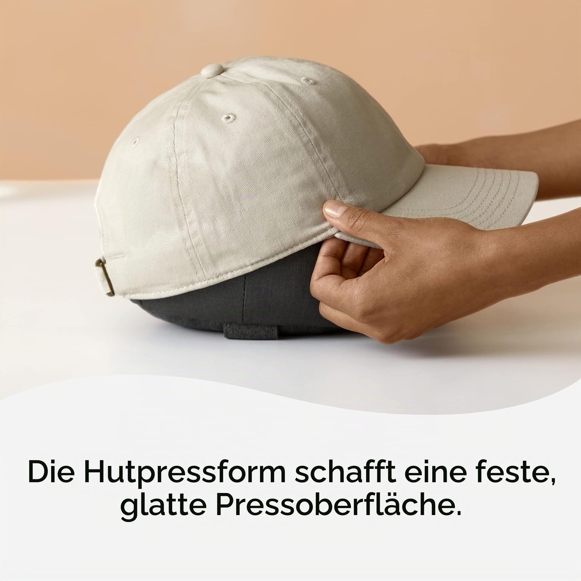 Cricut Hutpresse | 12,7 cm x 7,6 cm (5 x 3 Zoll) gebogene Heizplatte | Erwärmt bis zu 205 °C | Bluetooth-fähige gebogene Hitzepresse zum Aufbügeln von Vinyl (HTV),Infusionsfähige Tinte und Sublimation