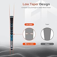 Vista 4 de Puños de golf de goma, paquete de 13 unidades, de alta tracción, antideslizantes, textura avanzada, elige entre 13 puños o 13 puños con kit