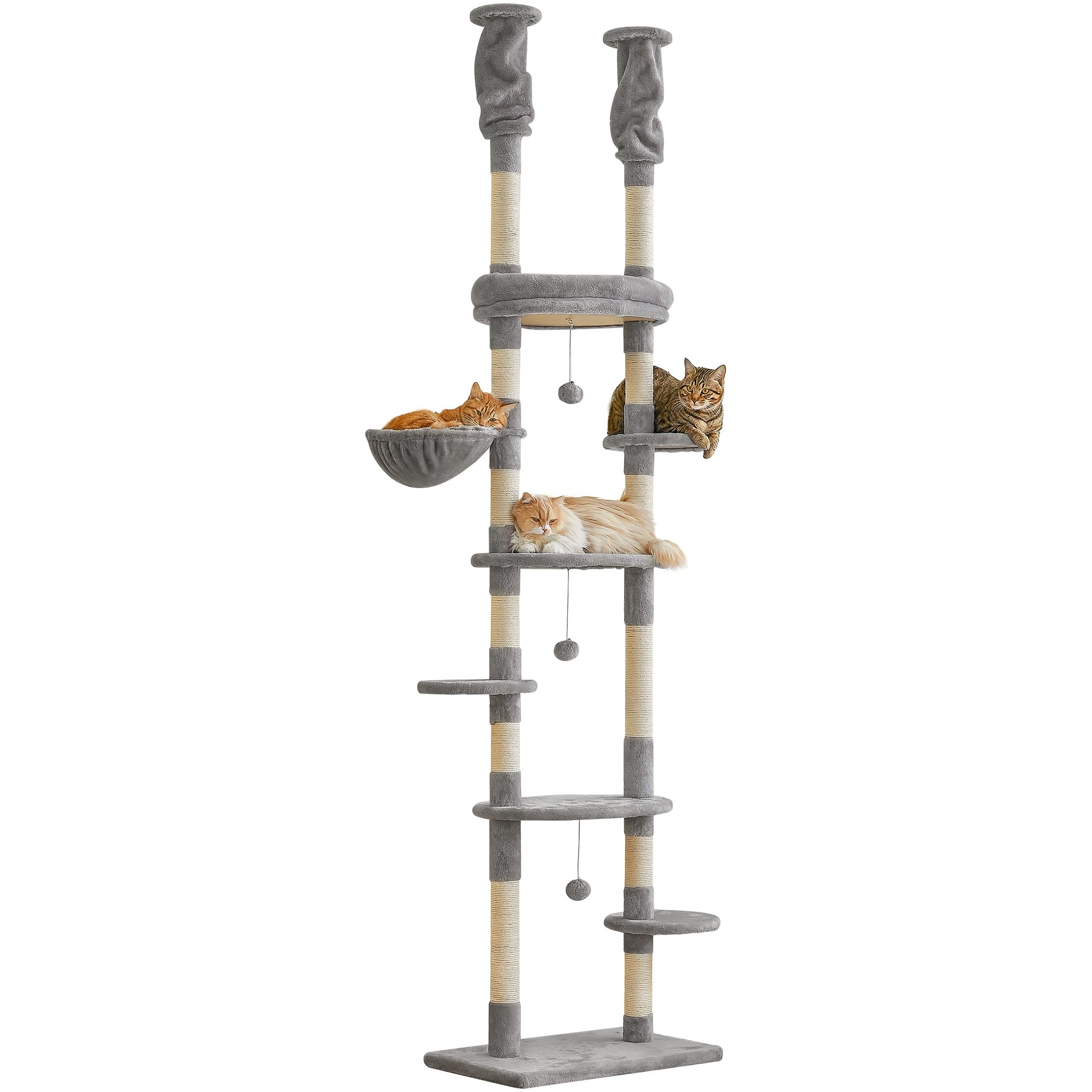 Amazon.com : Furcato Cat Tree, Floor to Ceiling Cat Tower