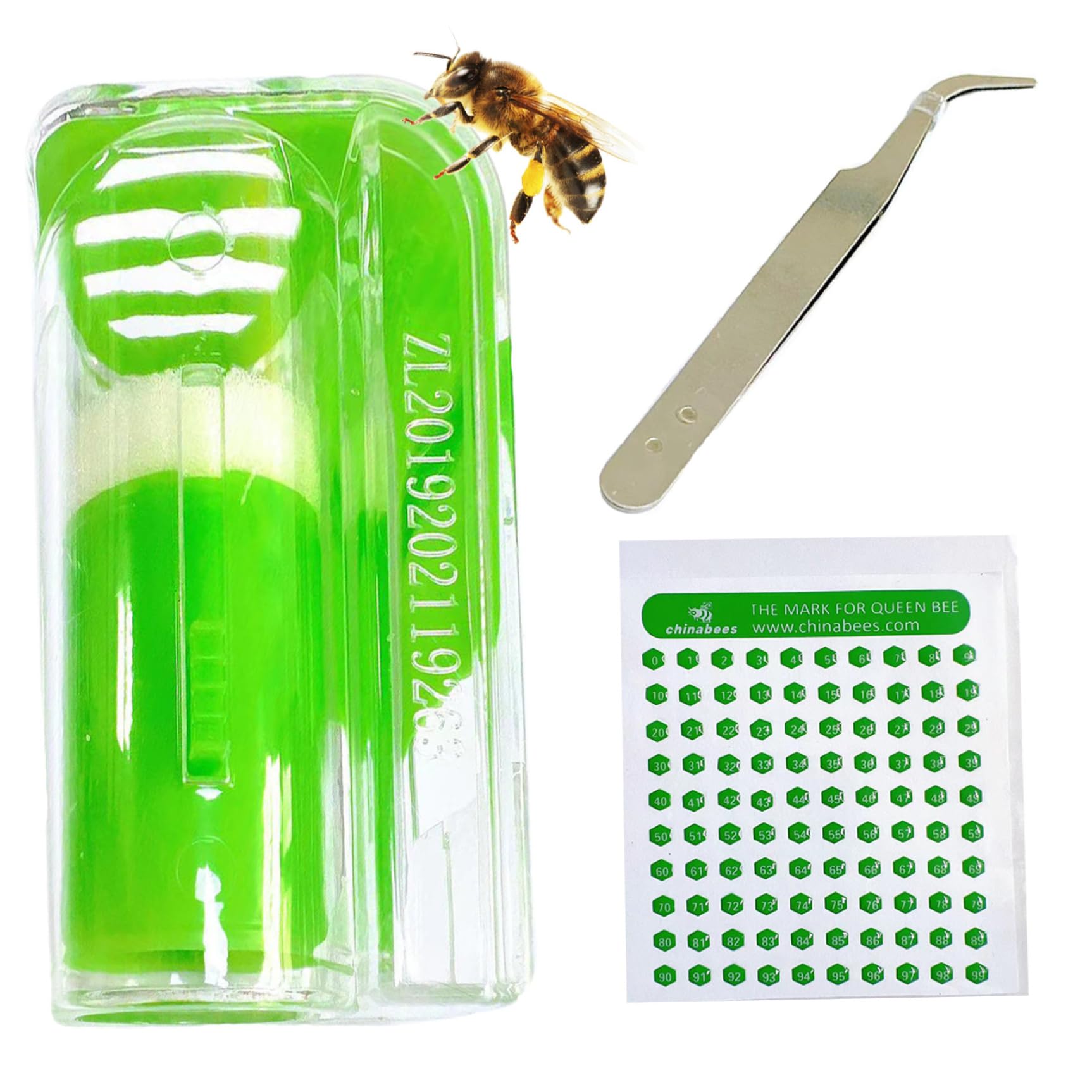 Cages à Reine Abeilles KSTEE - 10 Pièces Jaunes - Apiculture Élevage Reine