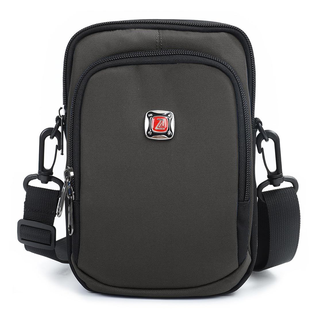 Sentient Wolf Unisex Casual Fashion Multifunctional Mini Shoulder Bag Crossbody Bag Travel Passport Wallet Bag