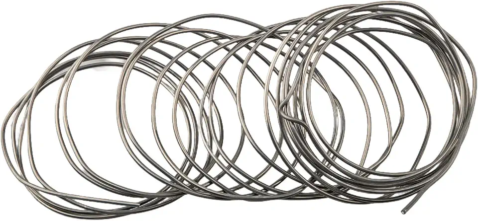 Hastes de soldagem baixa – Eletrodo de núcleo fundido para aço inoxidável, cobre, alumínio e ferro, 2 mm de diâmetro × m, ponto de fusão de 380 °C, sem pó de solda