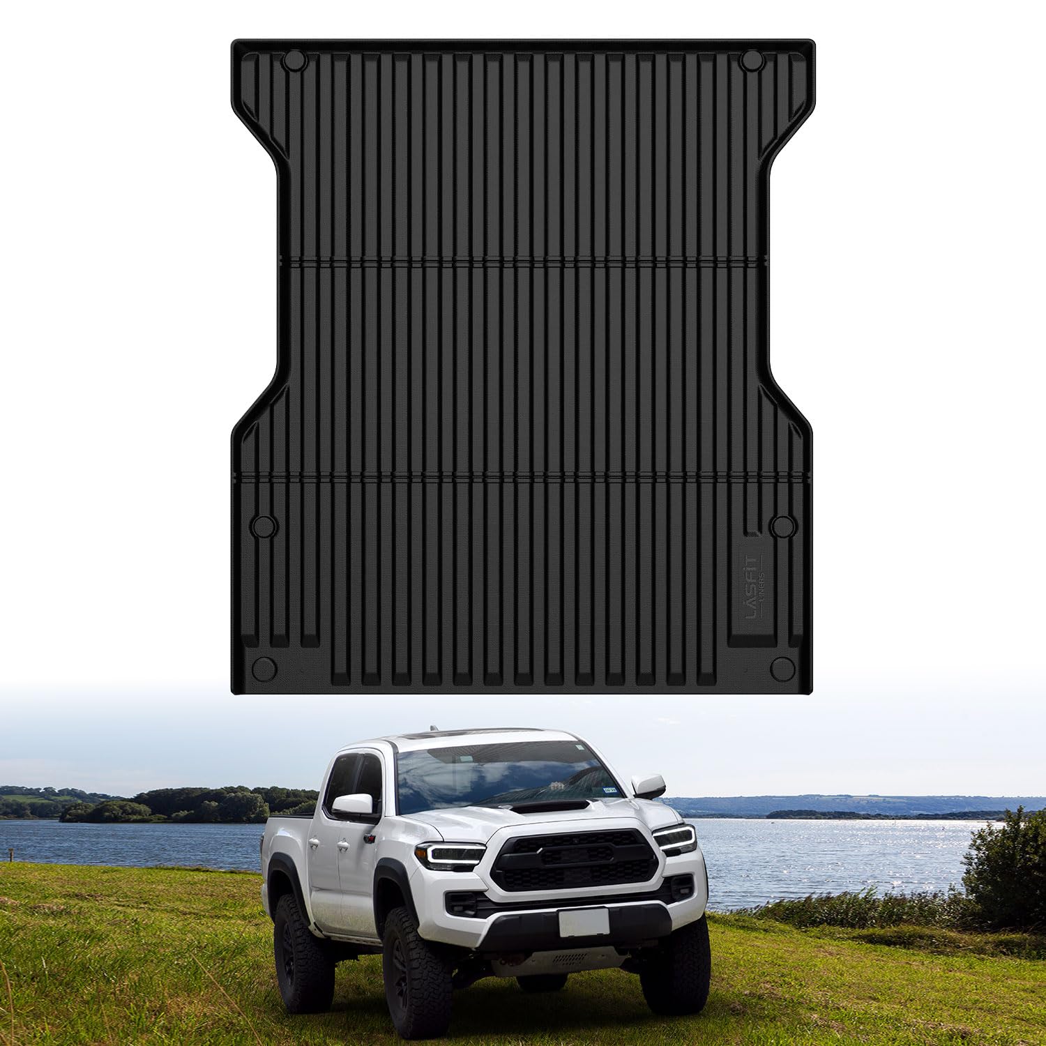 LASFIT Bed Mat for Toyota Tacoma 2024 2025 2026 (5ft/5' Bed) Truck Bed