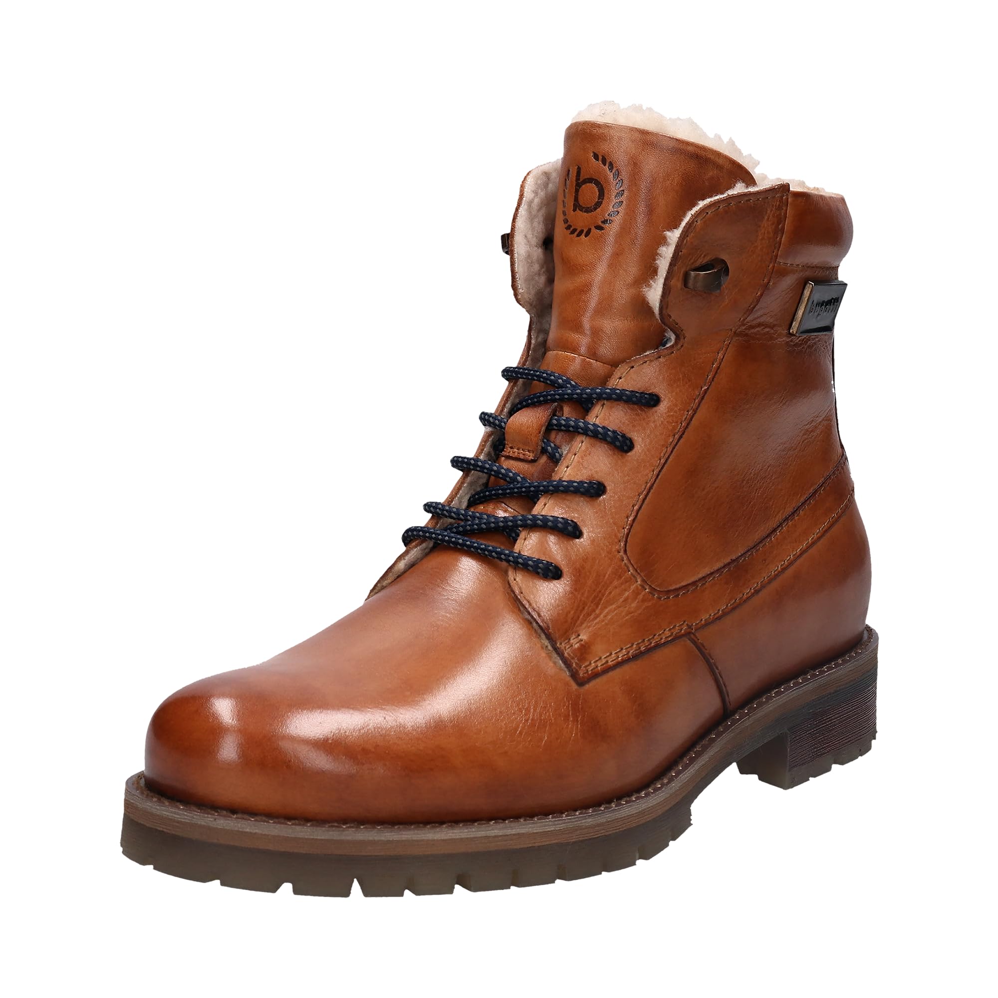 bugatti Men's Valere Comfort Boots, Cognac, 41 EU