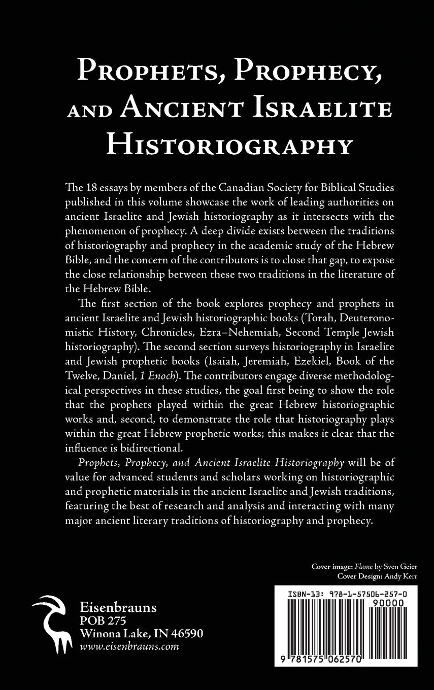 Prophets, Prophecy, and Ancient Israelite Historiography