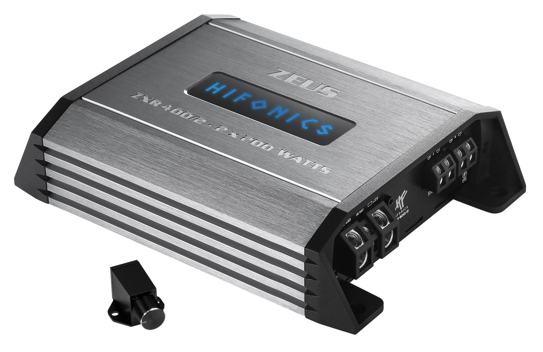 HiFonics ZXR400/2-2 canali CLASS D Premium Digital Compact Amplificatore con 400 Watt RMS | della serie ZEUS ZXR