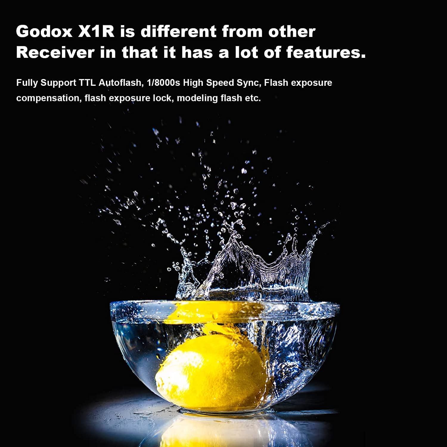 Godox X1R-S Récepteur de Déclench Flash Sony 1/8000s HSS 2.4G sans Fil