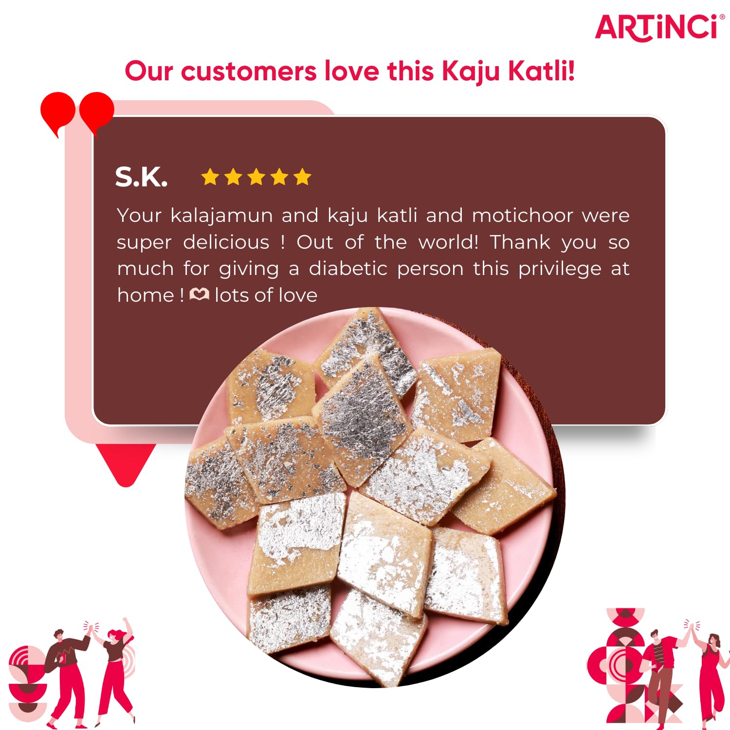 Kaju katli pack of 4
